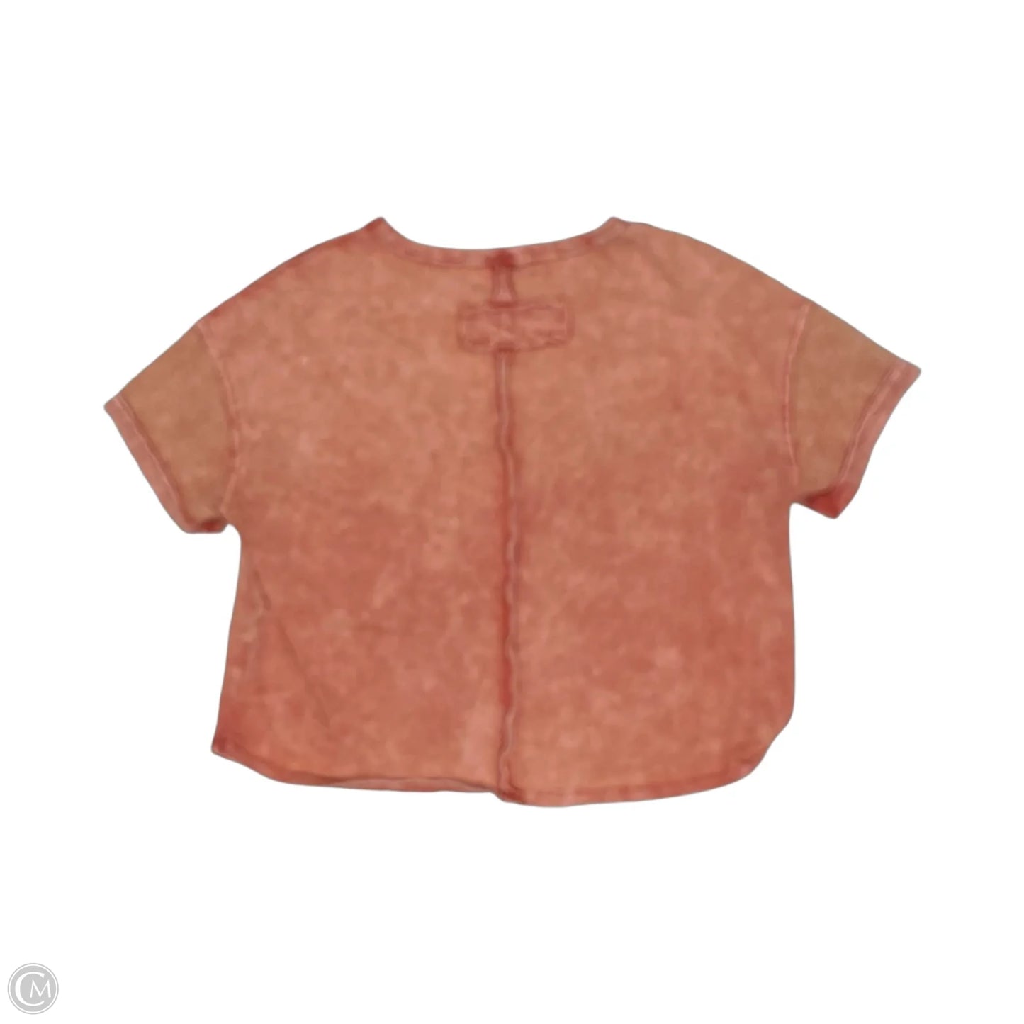 Top Short Sleeve By Shein In Pink, Size: S