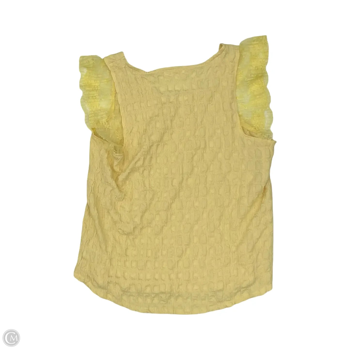 Blouse Sleeveless By 89th And Madison In Yellow, Size: L