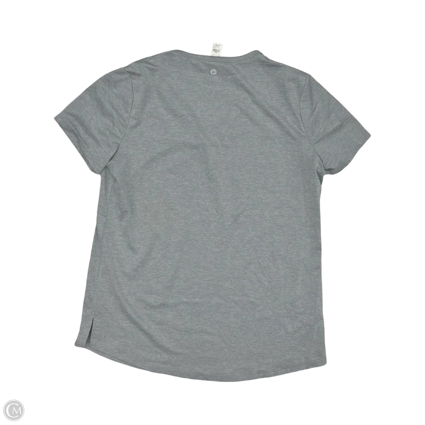 Athletic Top Short Sleeve By 90 Degrees By Reflex In Grey, Size: S