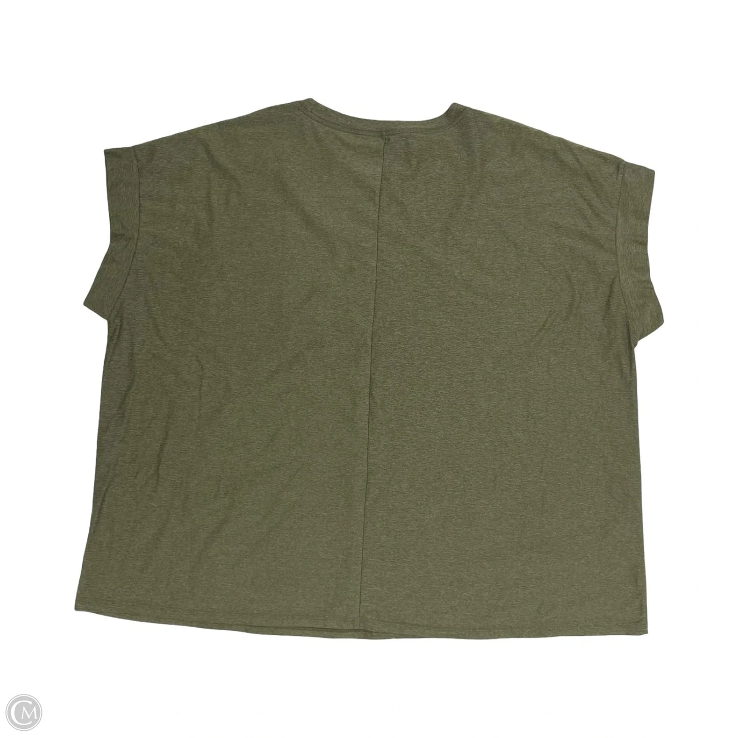 Athletic Top Short Sleeve By Livi Active In Green, Size: 3x