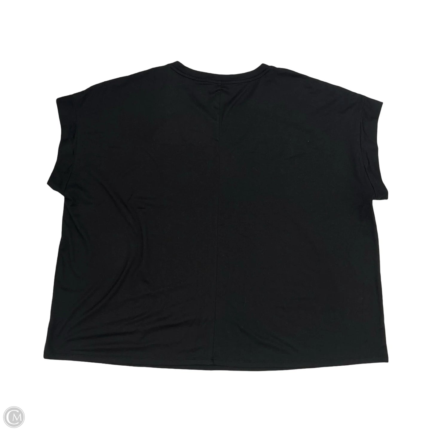Athletic Top Short Sleeve By Livi Active In Black, Size: 3x