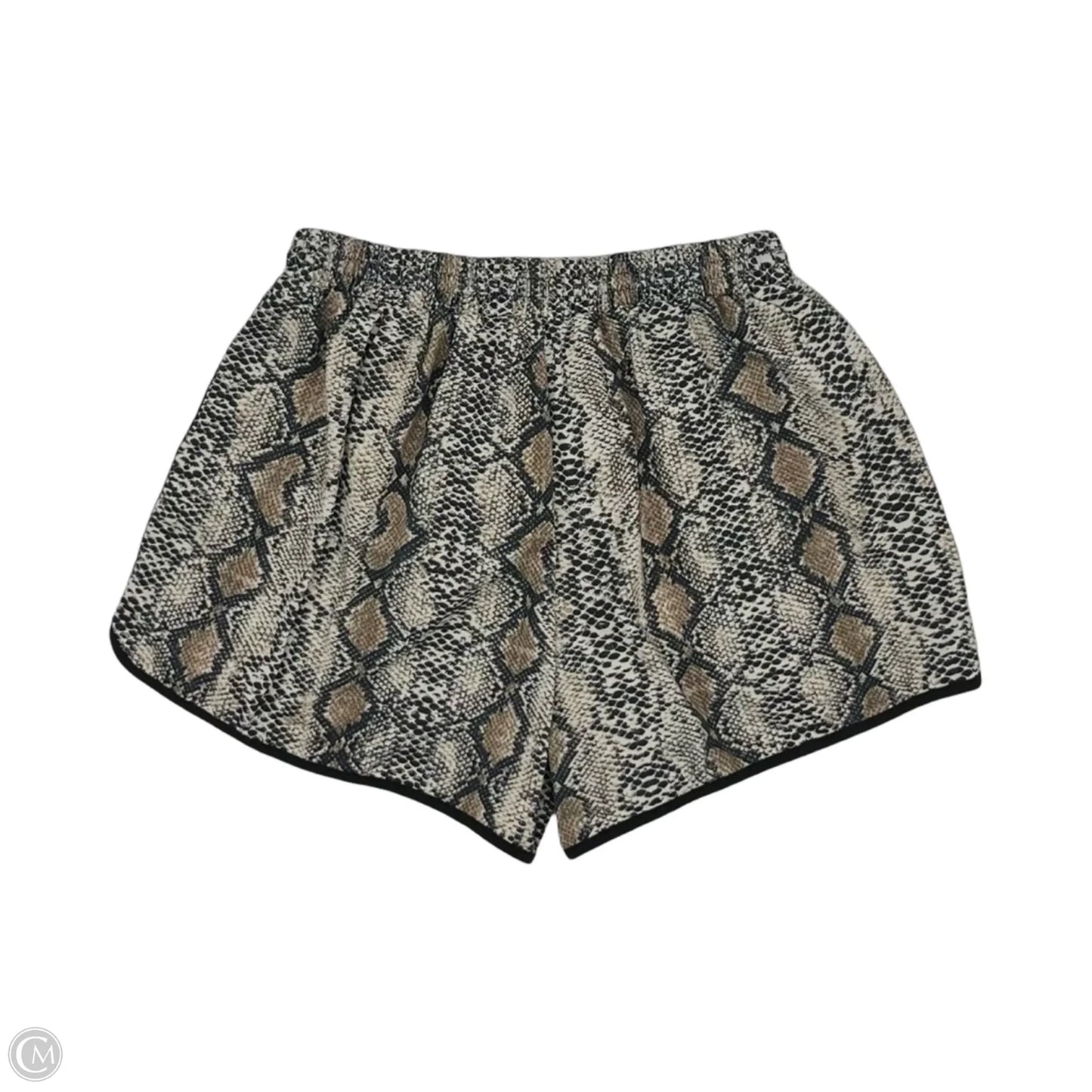 Shorts By Jess Lea In Snakeskin Print, Size: Xl