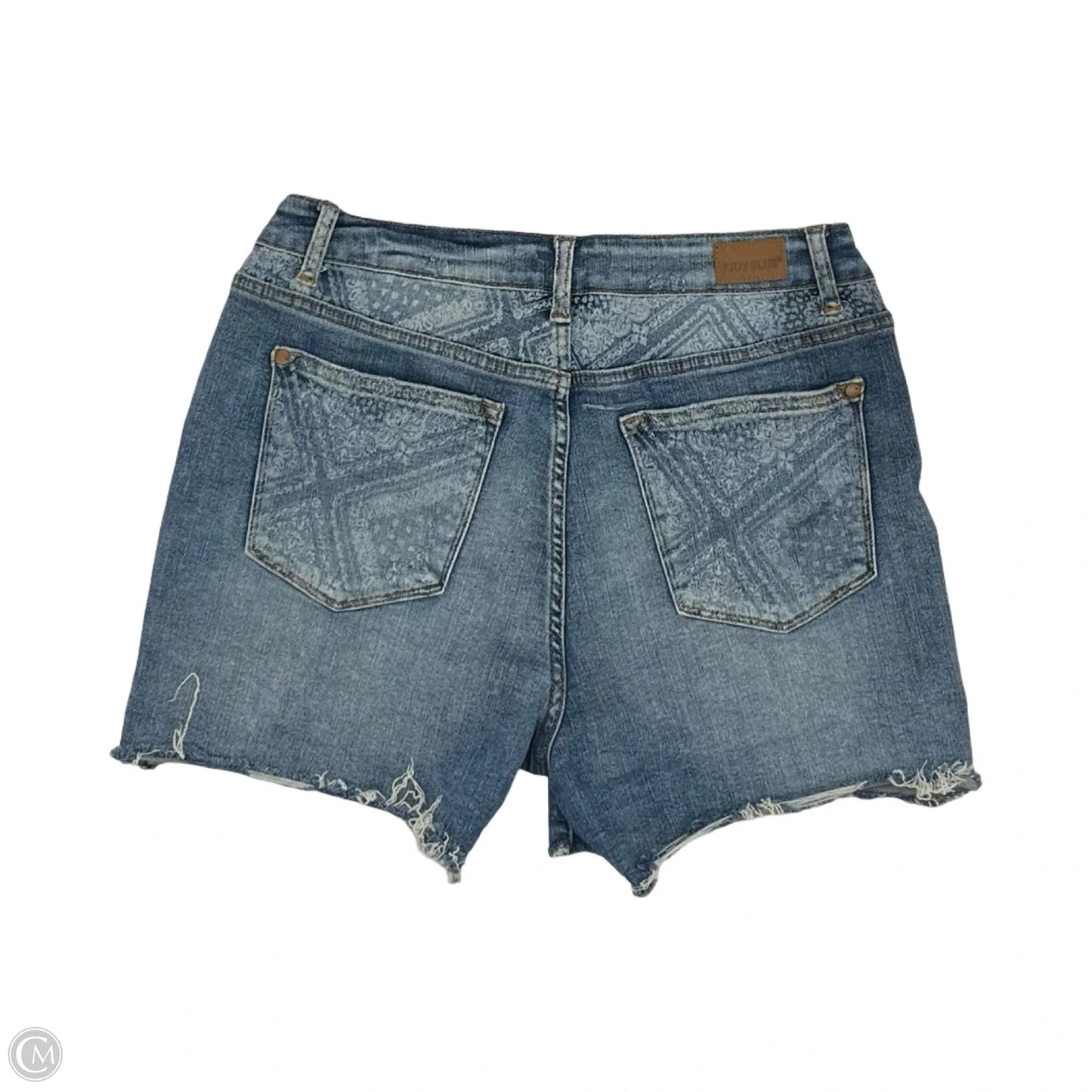 Shorts By Judy Blue In Blue Denim, Size: Xl