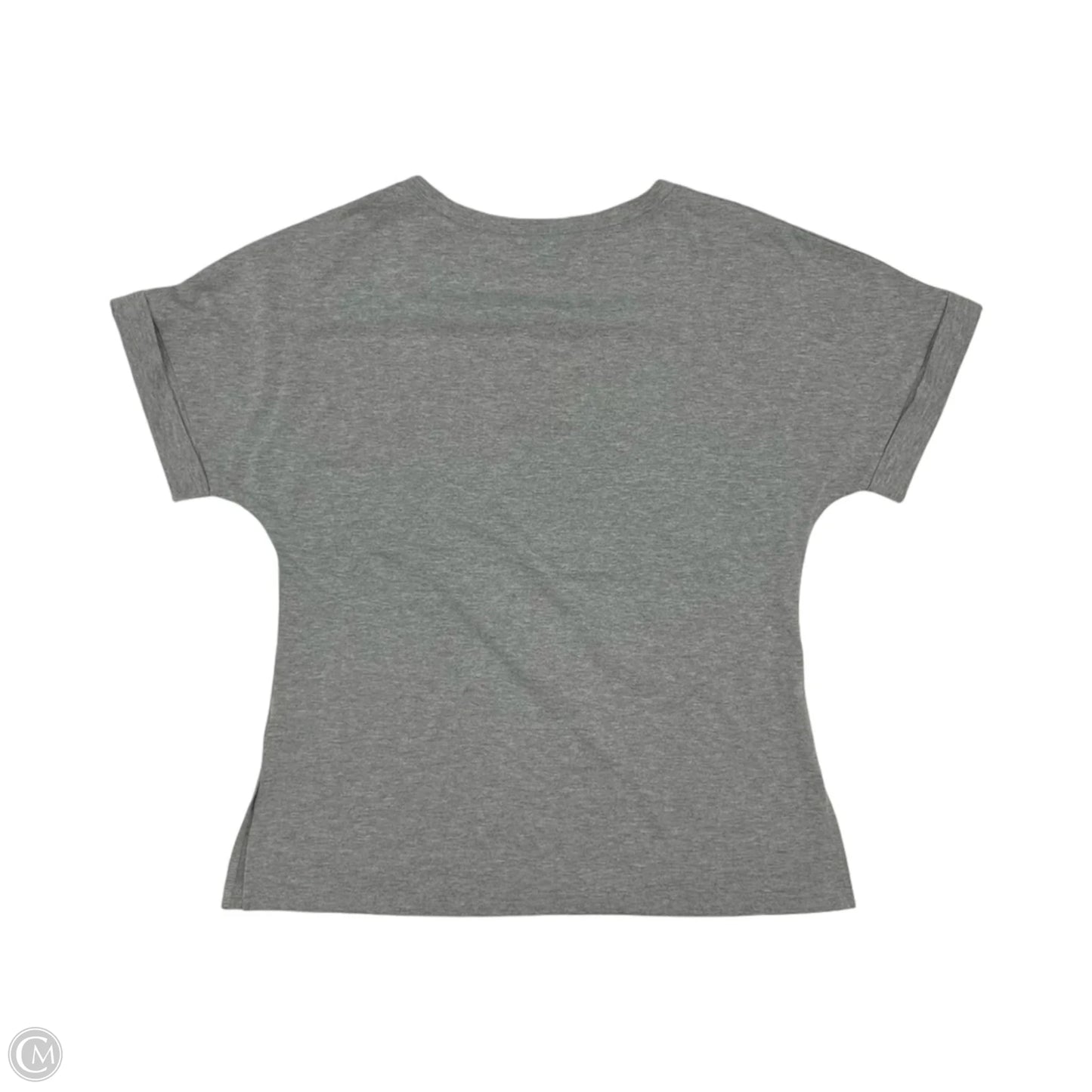 Top Short Sleeve Basic By Cmf In Grey, Size: M