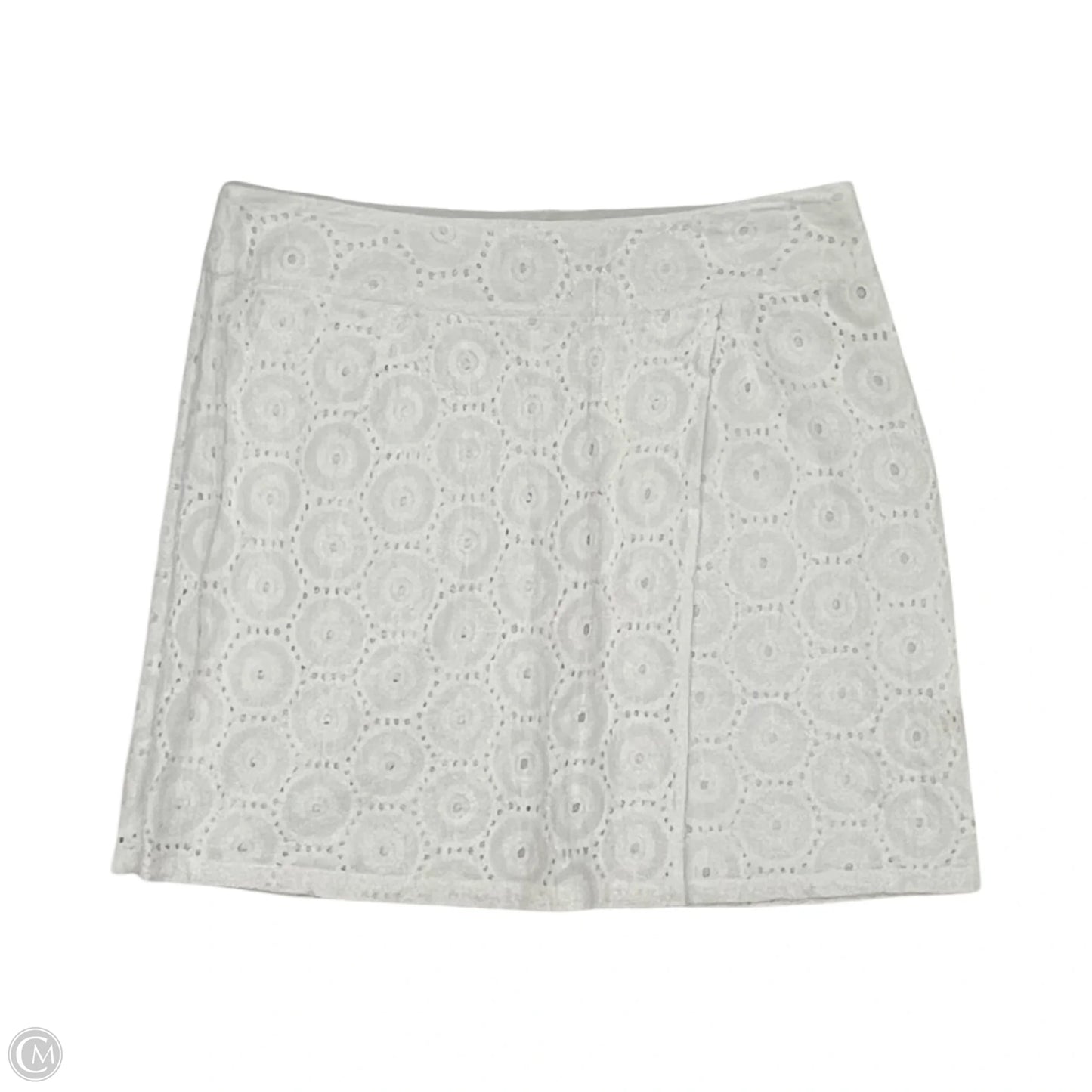 Skirt Mini & Short By Adiva In White, Size: L