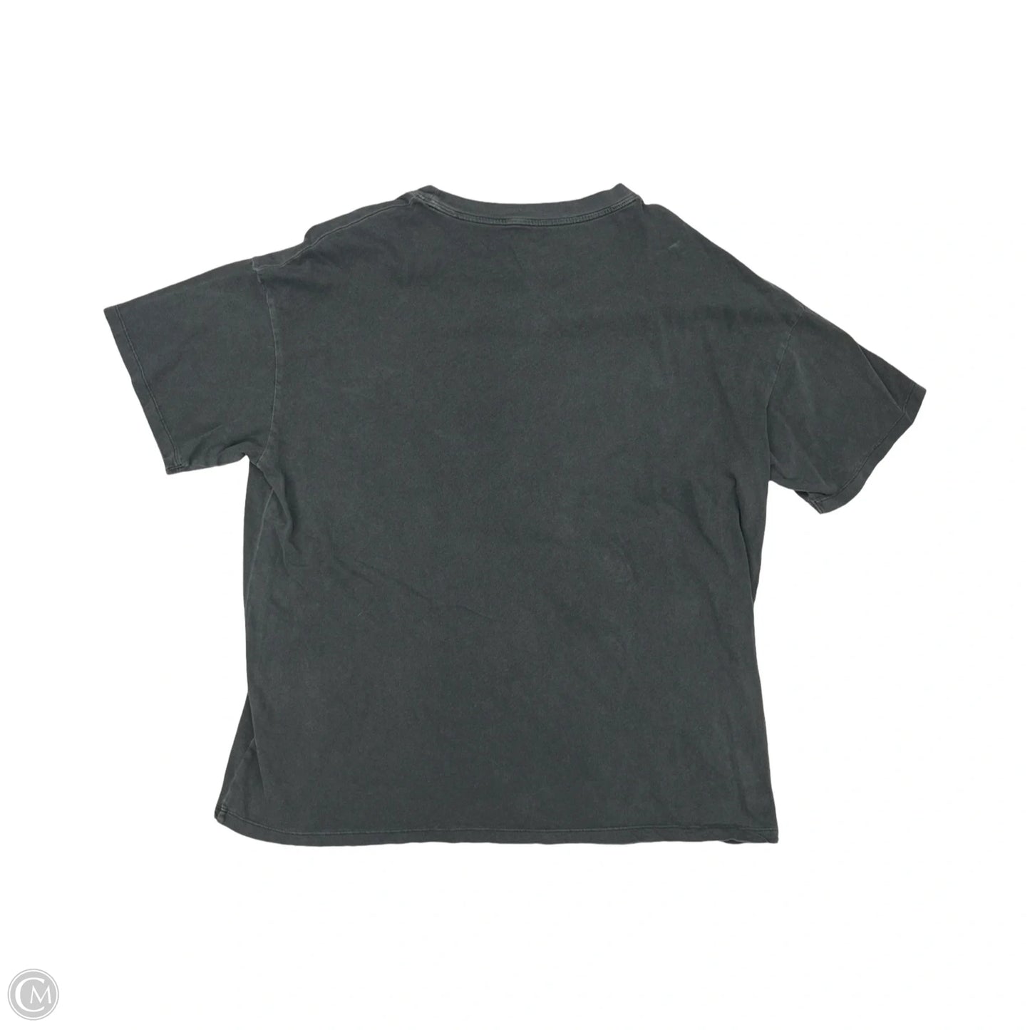 Top Short Sleeve By American Eagle In Grey, Size: L