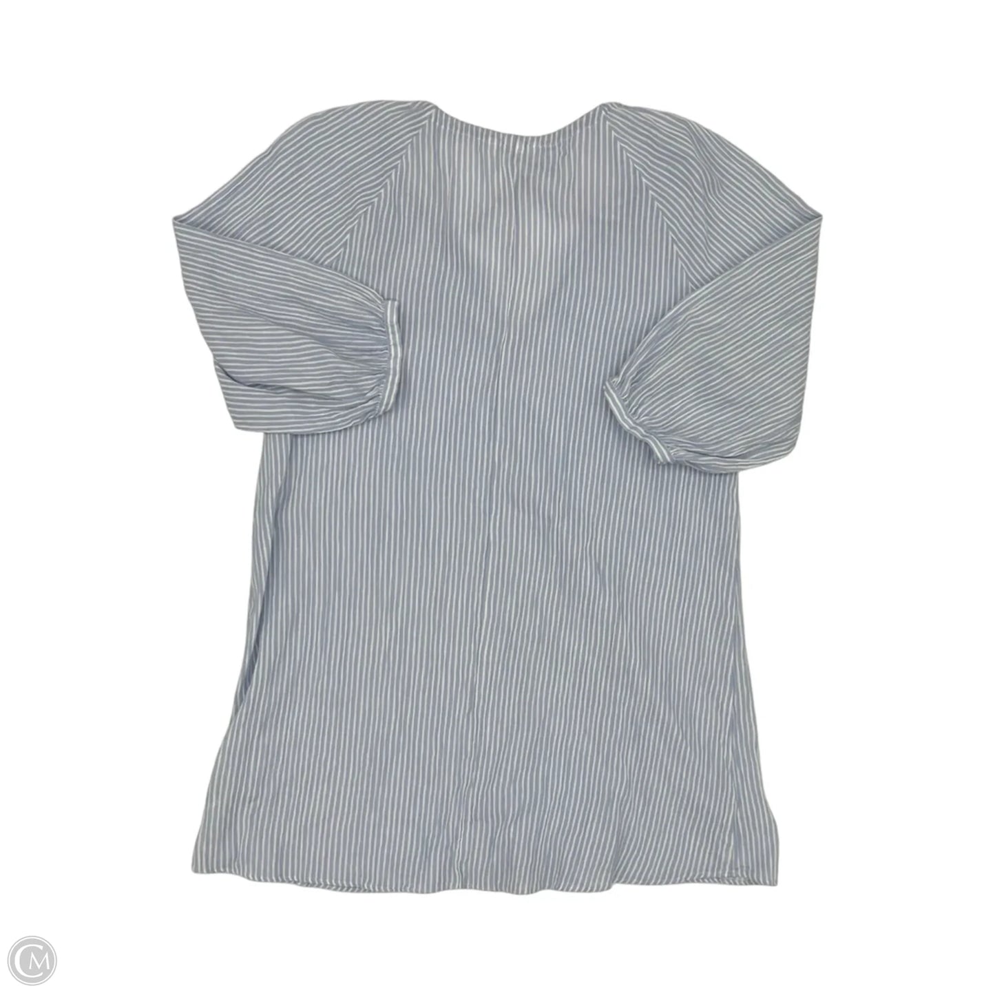 Dress Casual Short By H&m In Blue & White, Size: M