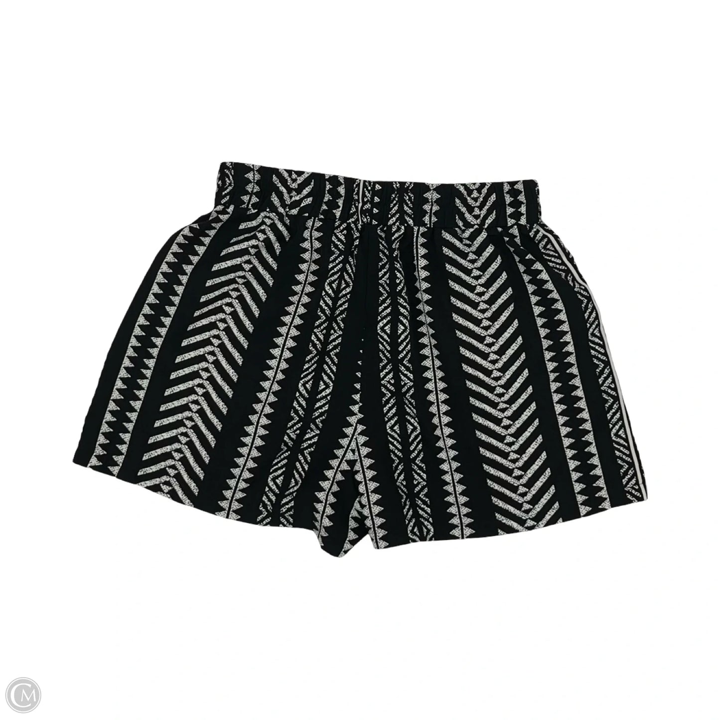 Shorts By Clothes Mentor In Black & White, Size: S