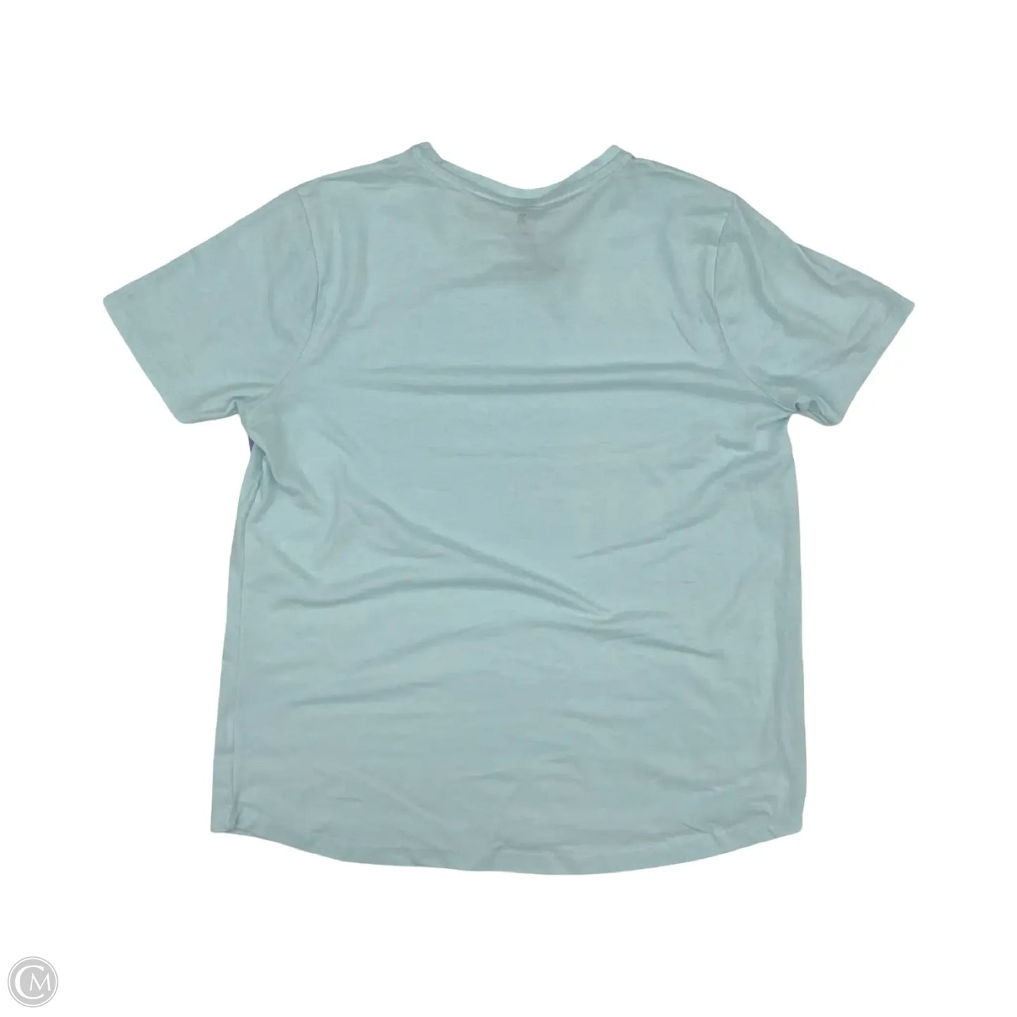 Athletic Top Short Sleeve By Kyodan In Blue, Size: M