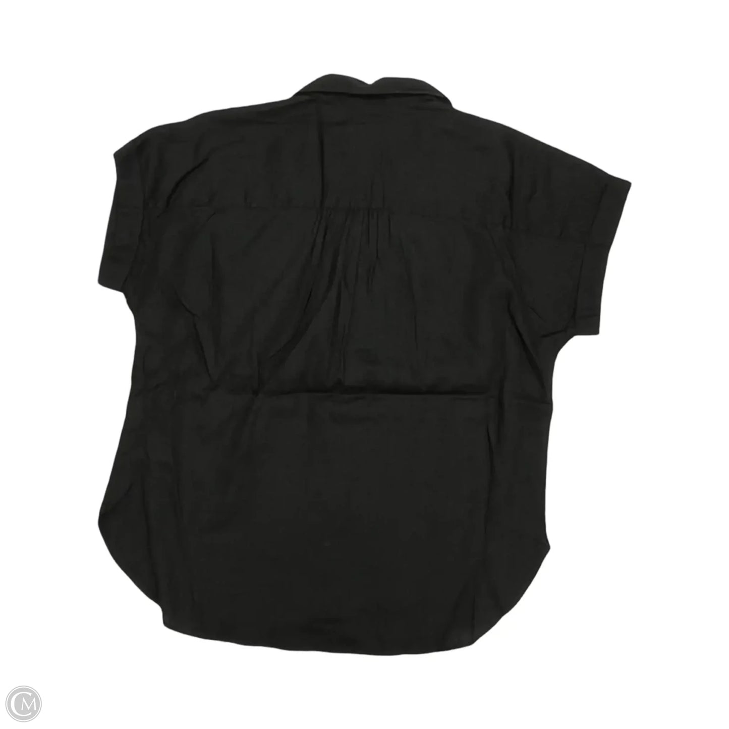 Top Short Sleeve By Time And Tru In Black, Size: M