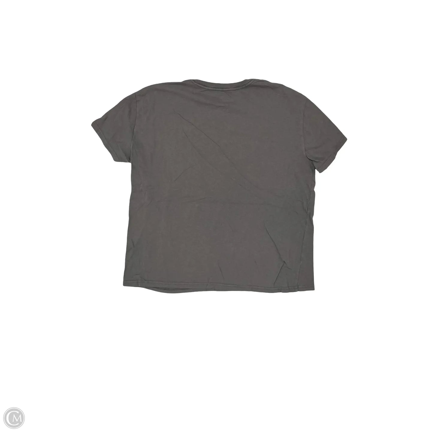 Top Short Sleeve By Clothes Mentor In Grey, Size: Xl