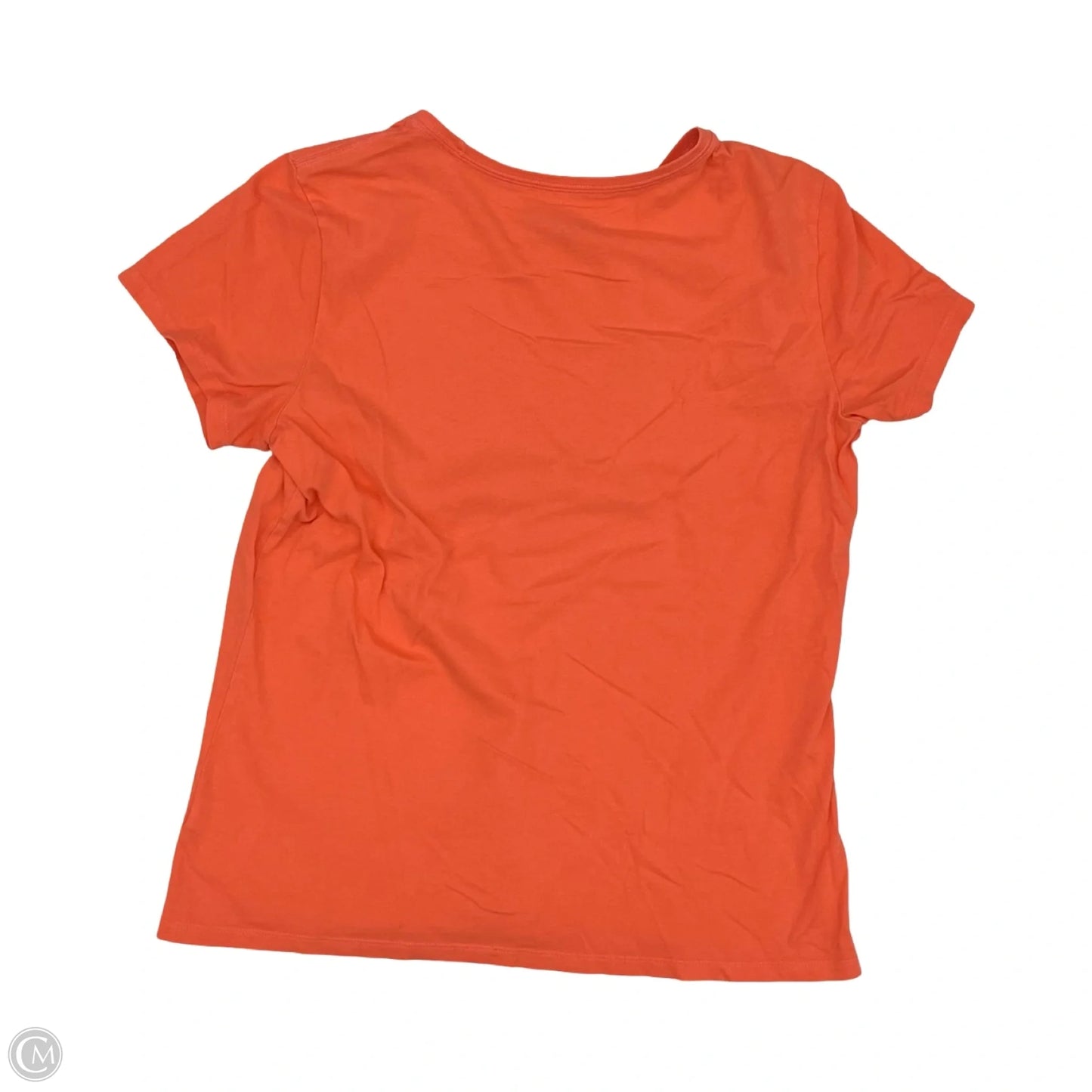 Top Short Sleeve By Life Is Good In Orange, Size: L