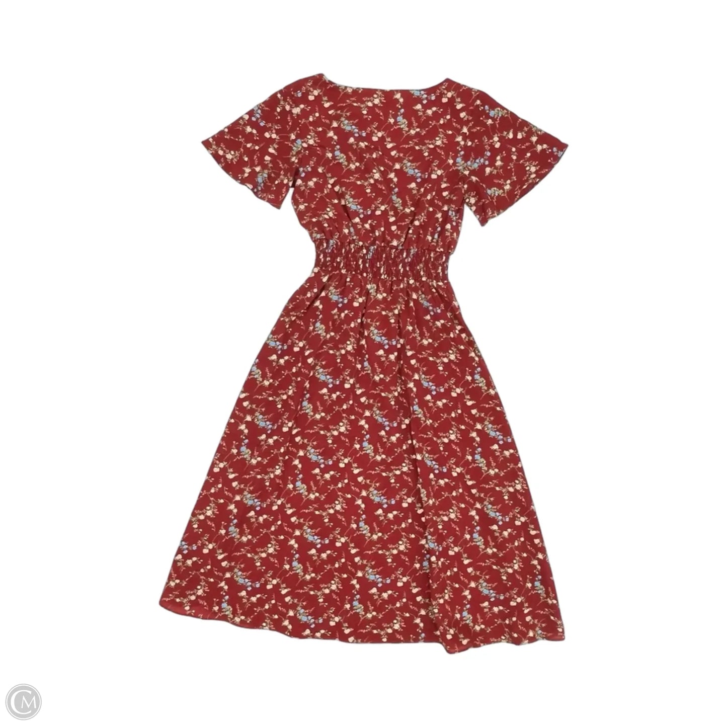 Dress Party Midi By Clothes Mentor In Red, Size: S
