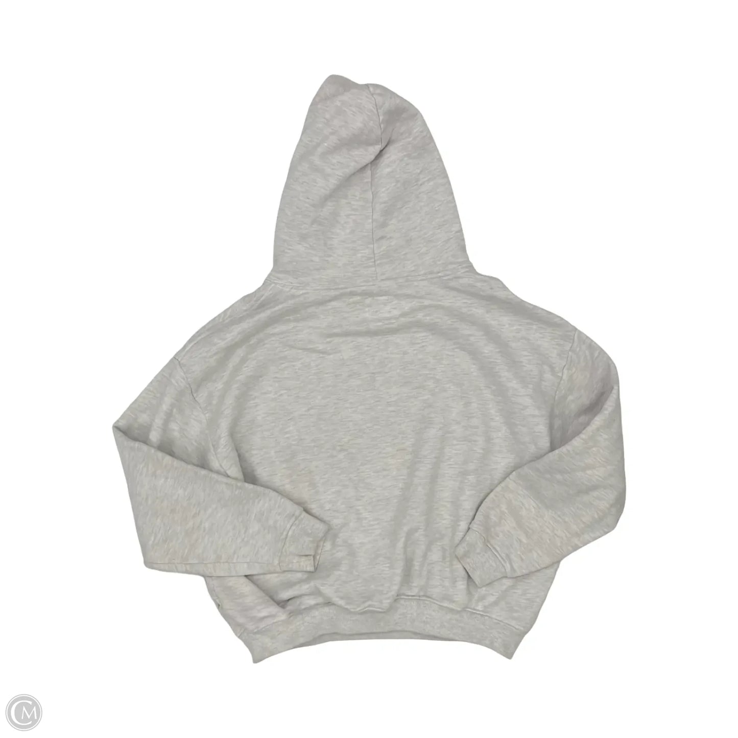Sweatshirt Hoodie By Clothes Mentor In Grey, Size: L