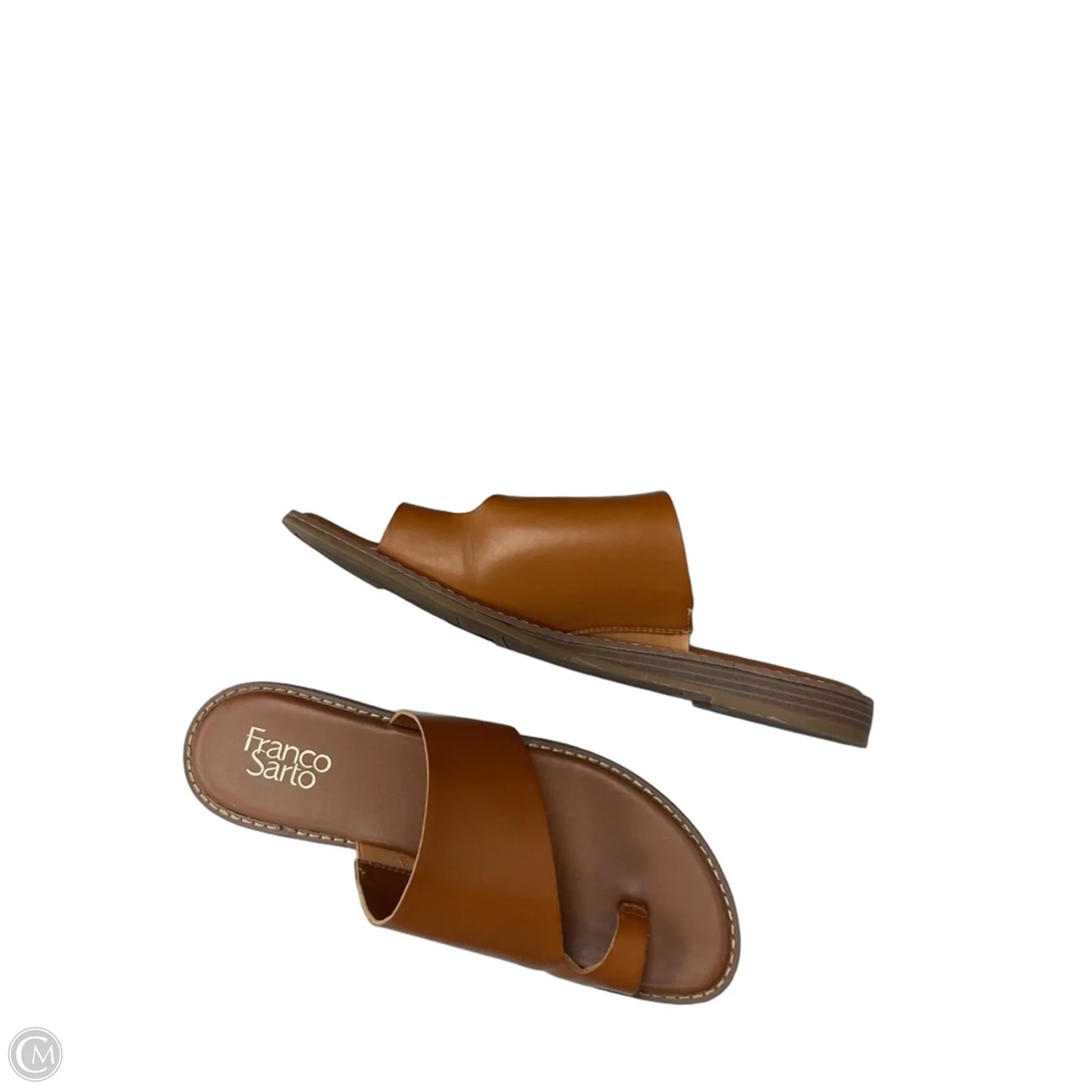 Sandals Flats By Franco Sarto In Brown, Size: 10