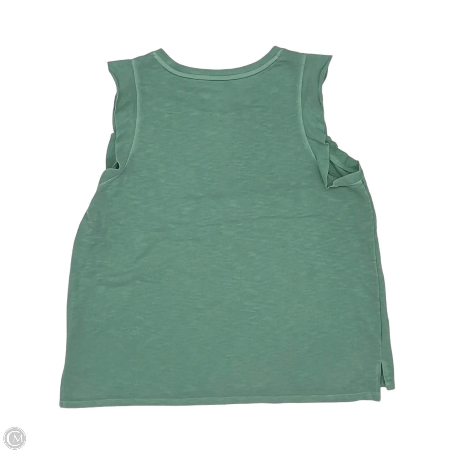 Top Sleeveless By Sonoma In Green, Size: Xl
