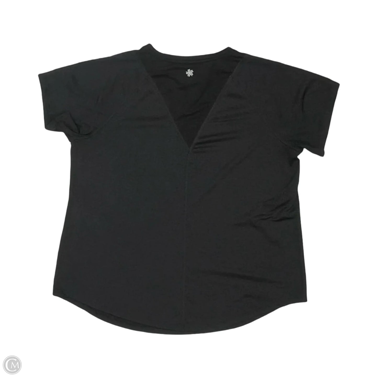 Athletic Top Short Sleeve By Tek Gear In Black, Size: Xl