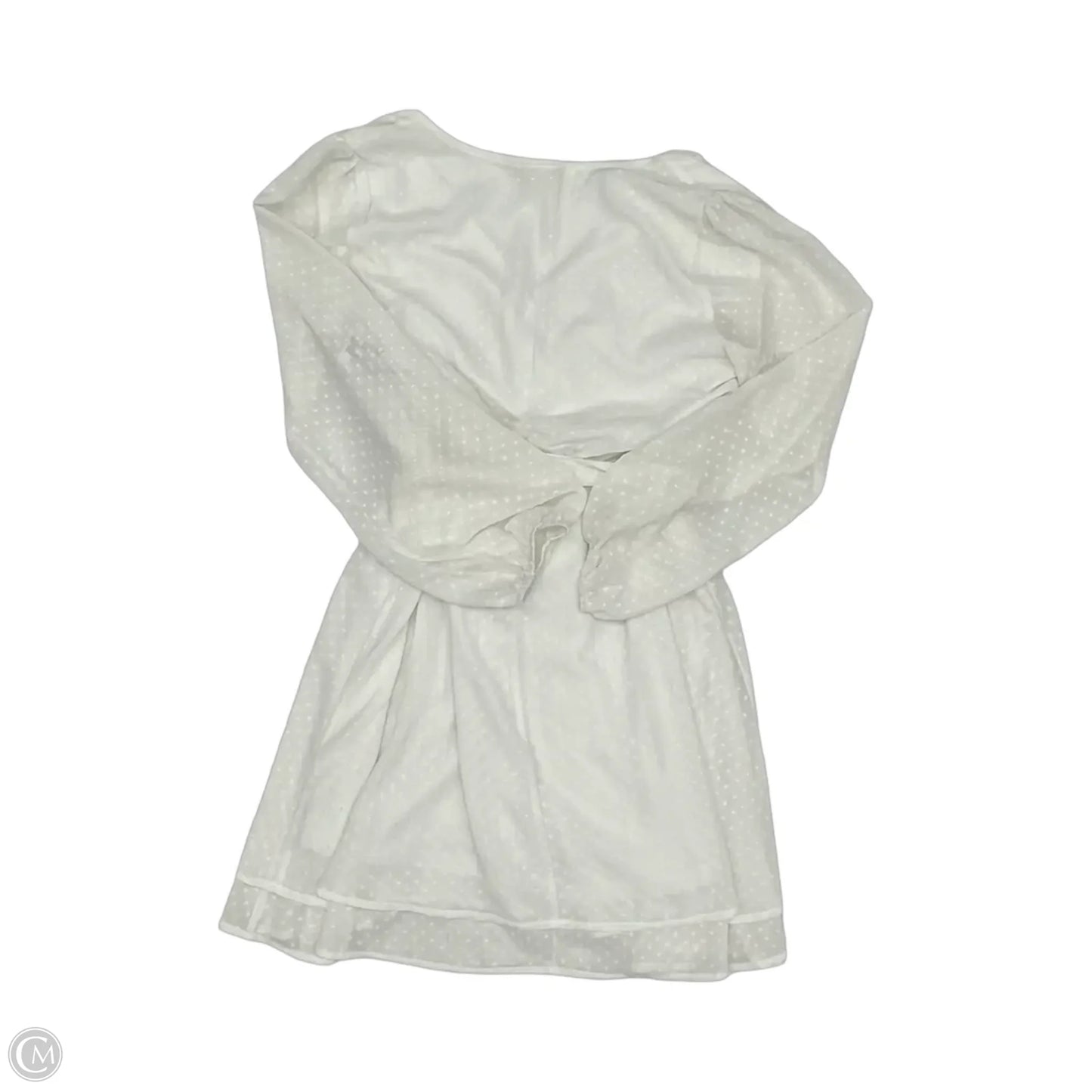Dress Casual Short By Hem & Thread In White, Size: M