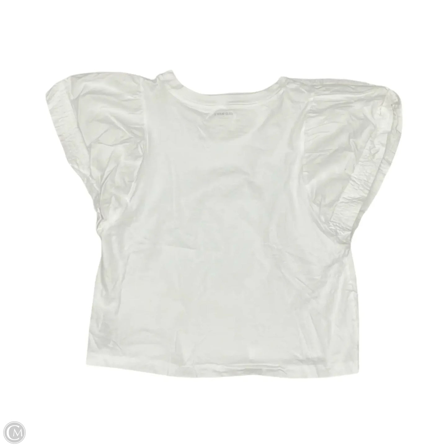Top Short Sleeve By Old Navy In White, Size: M