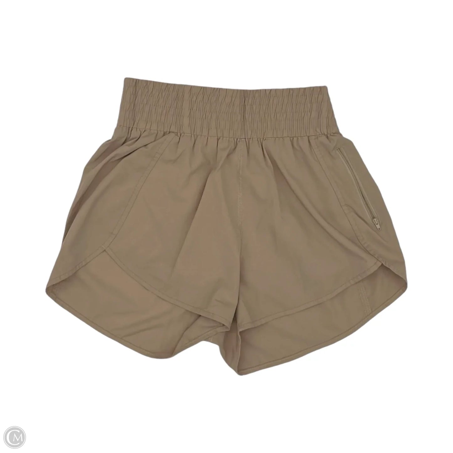 Athletic Shorts By Clothes Mentor In Tan, Size: M