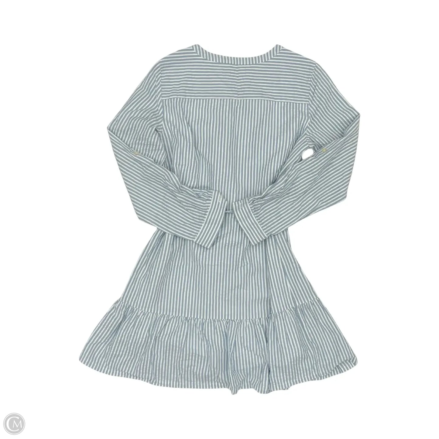 Dress Casual Short By Loft In Blue & White, Size: S