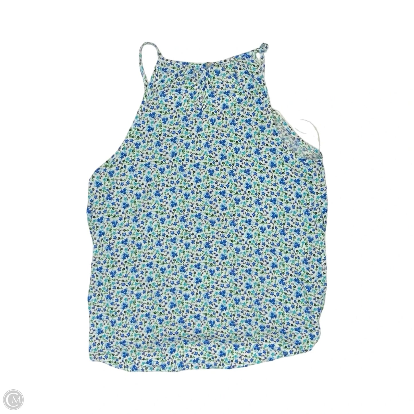 Blouse Sleeveless By Mi Ami In Blue, Size: M