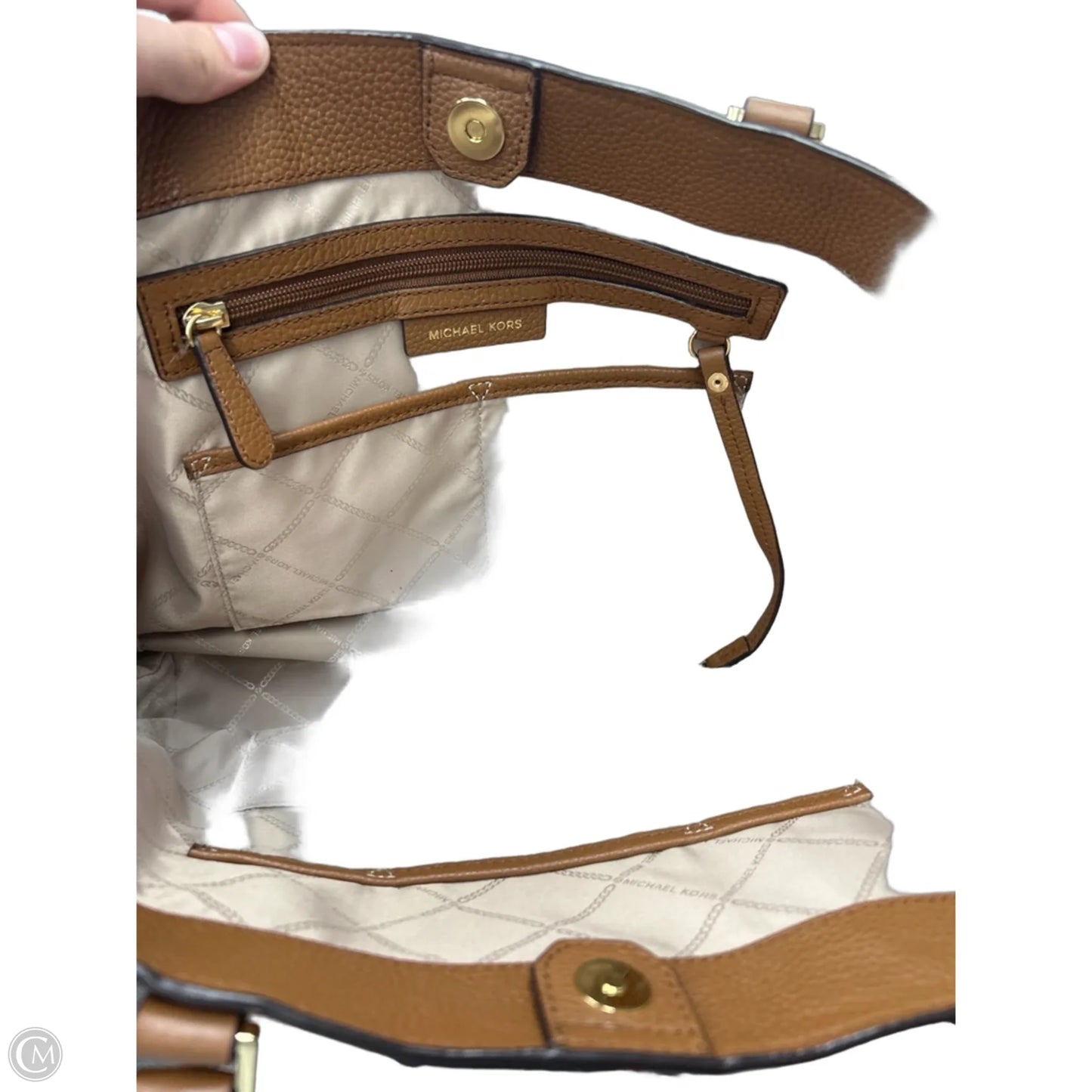 Crossbody Designer By Michael Kors, Size: Large