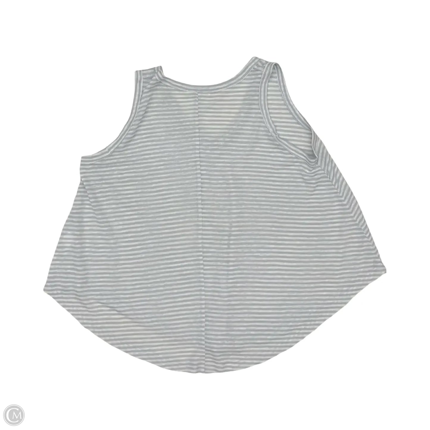 Top Sleeveless By Clothes Mentor In Blue & White, Size: L
