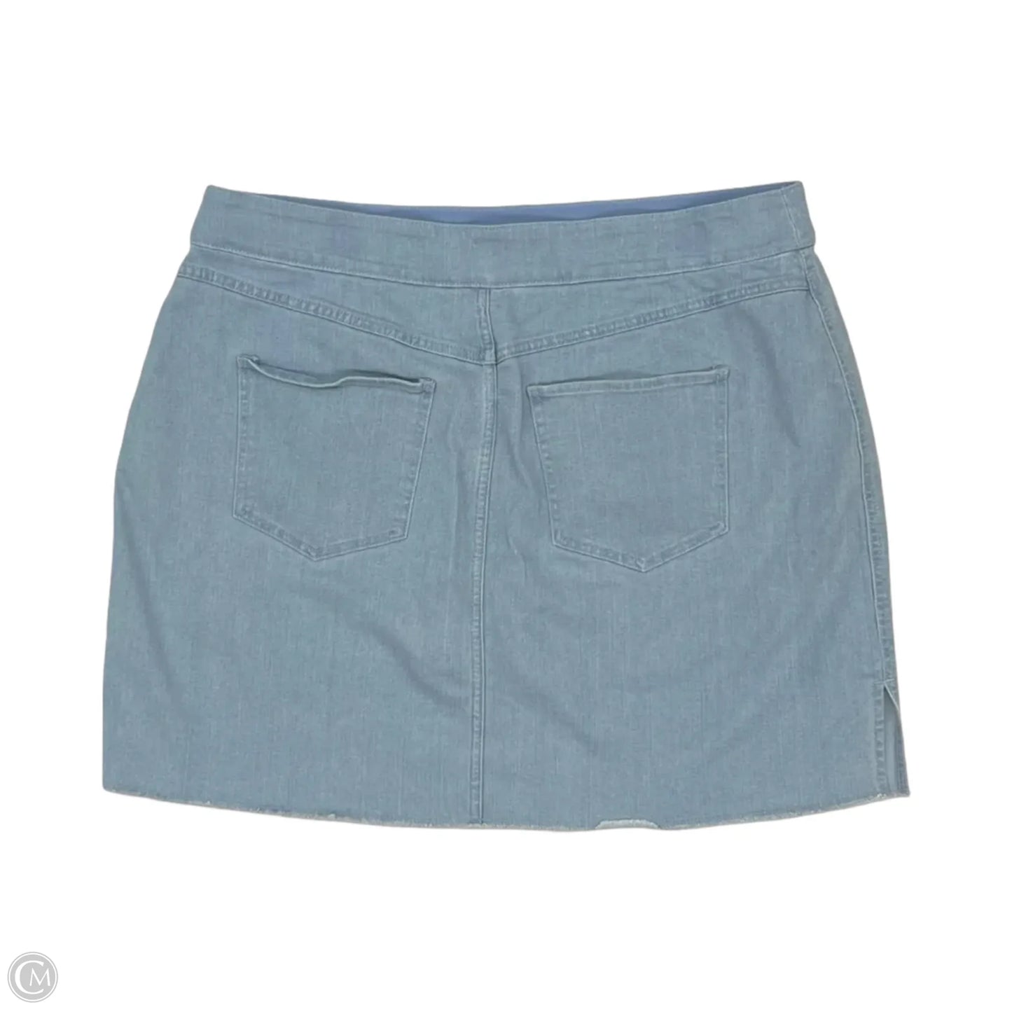 Skirt Mini & Short By Ruby Rd In Blue Denim, Size: 16
