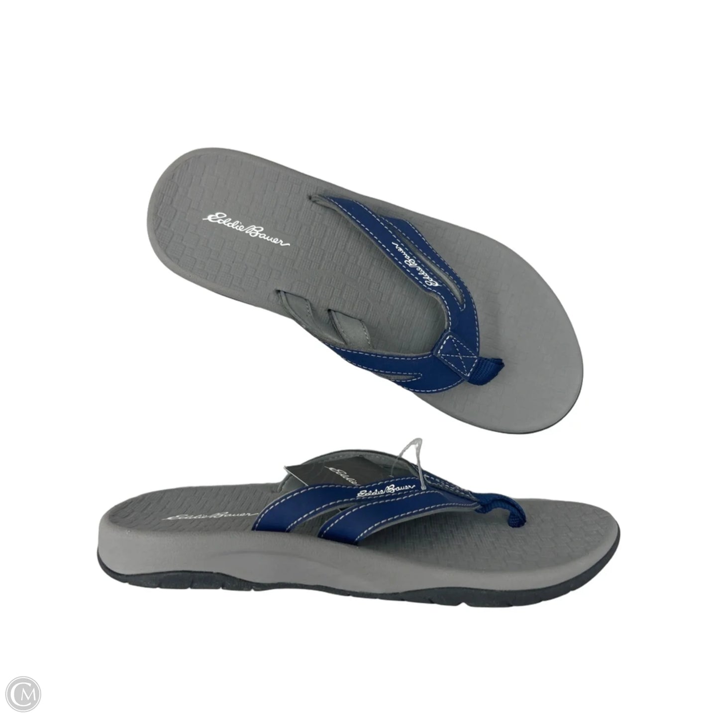 Sandals Flip Flops By Eddie Bauer In Grey, Size: 8