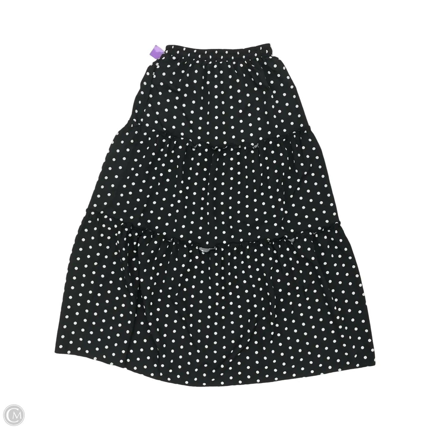 Skirt Maxi By Cmf In Black & White, Size: Xs