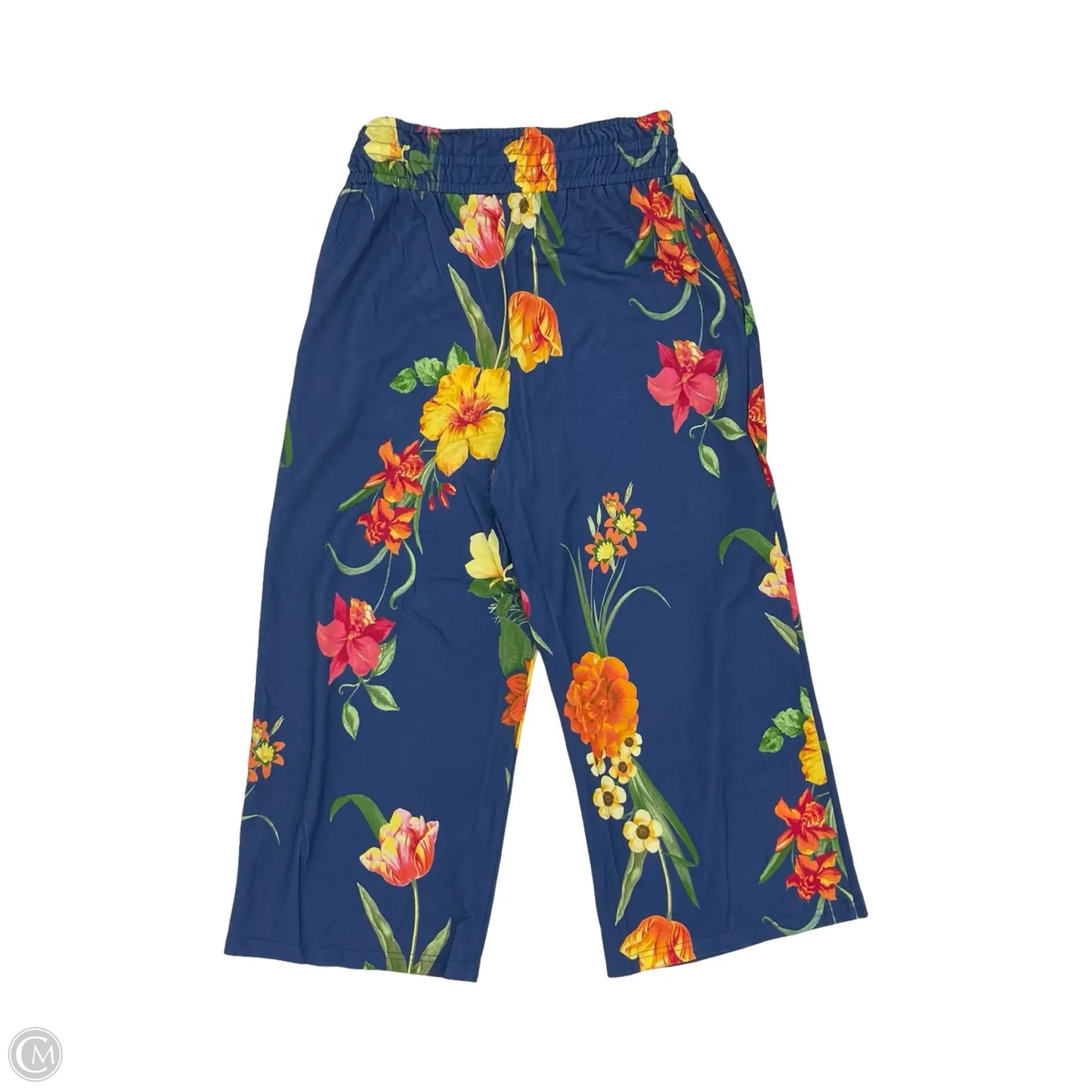 Pants Wide Leg By Cato In Tropical Print, Size: M