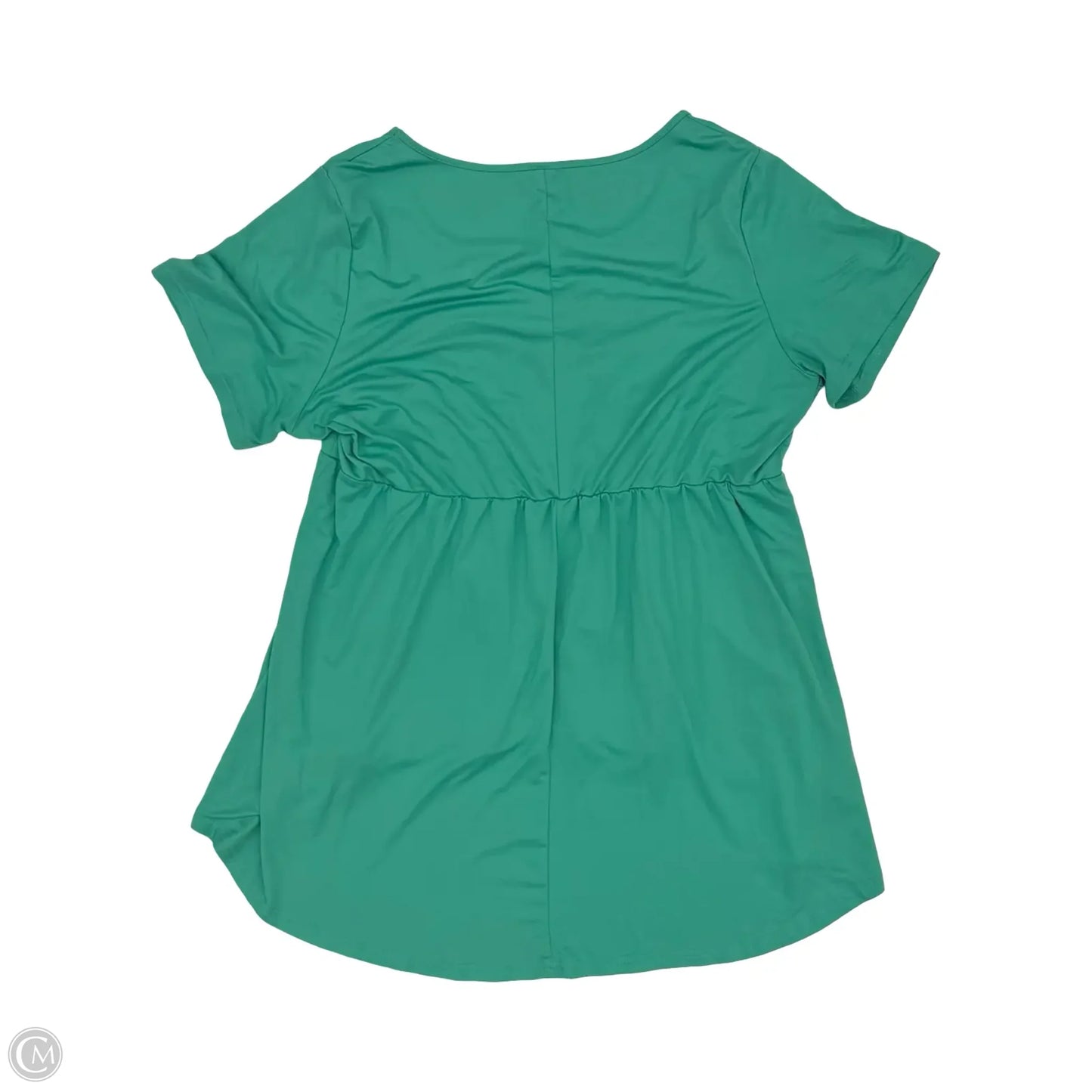 Top Short Sleeve By Shein In Green, Size: 4x