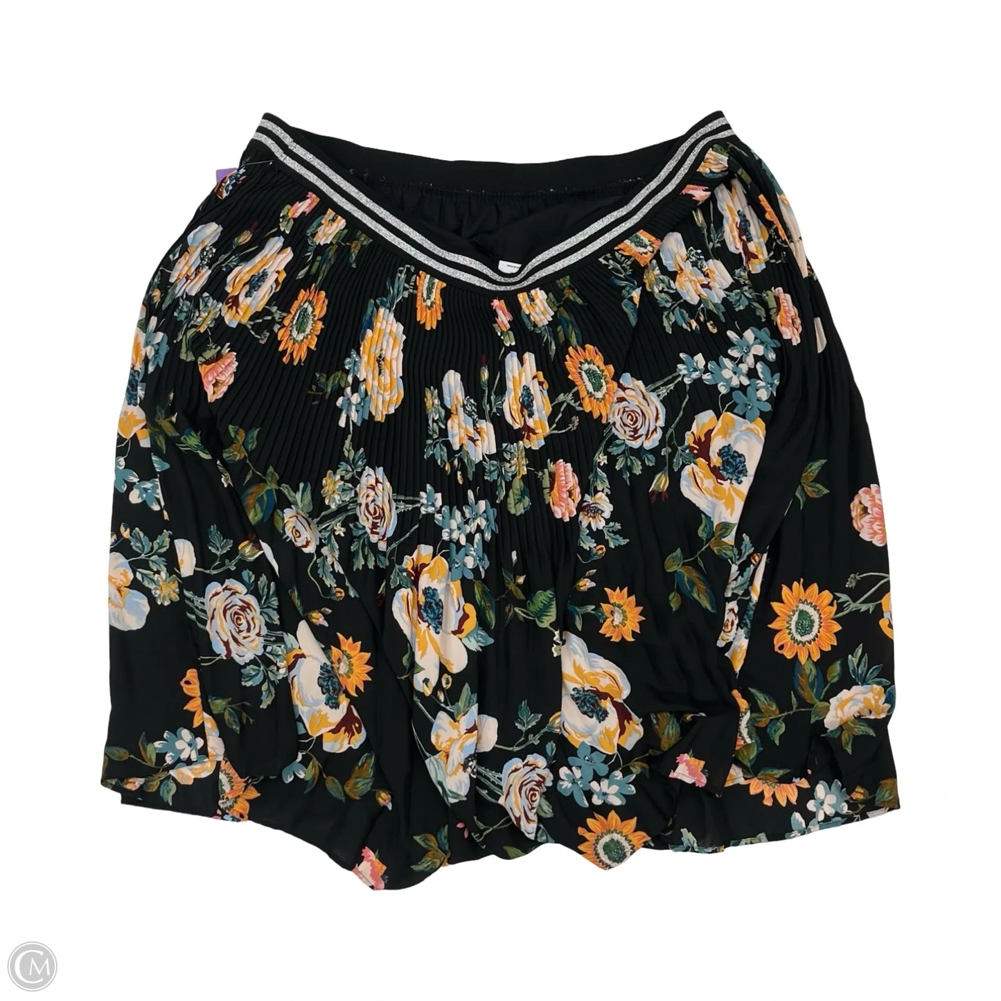 Skirt Midi By Ava & Viv In Black, Size: 3x