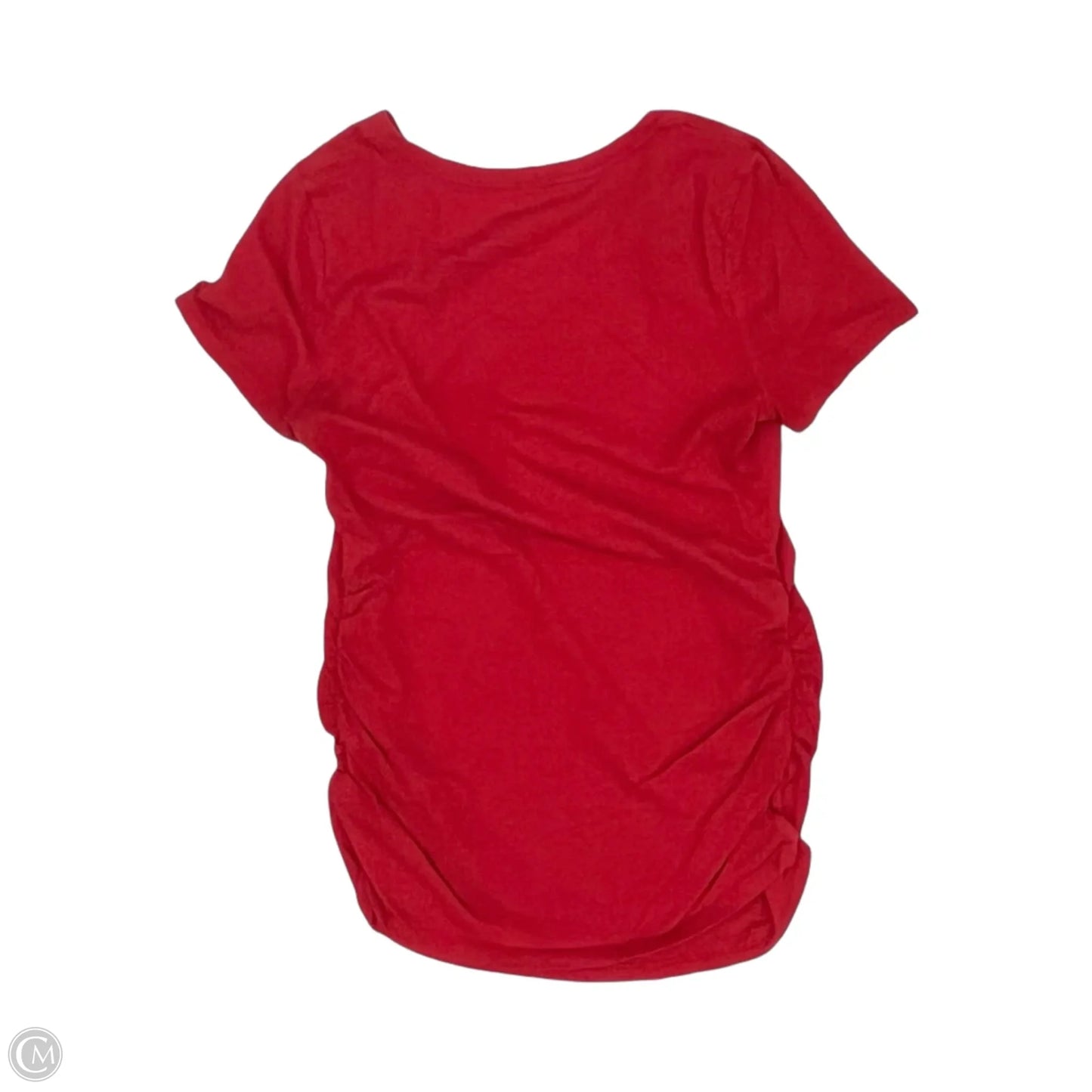 Top Short Sleeve By Ingrid & Isabel In Red, Size: S