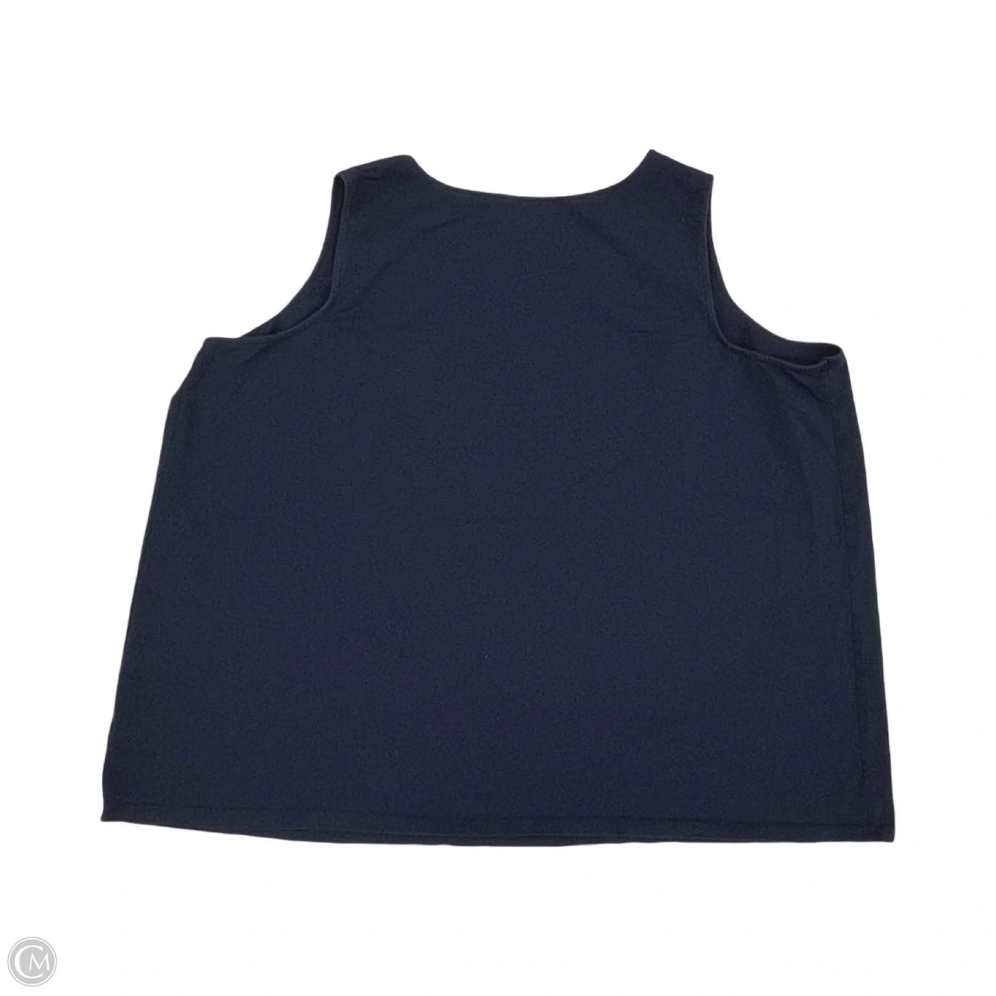 Top Sleeveless By Catherines In Blue, Size: 3x