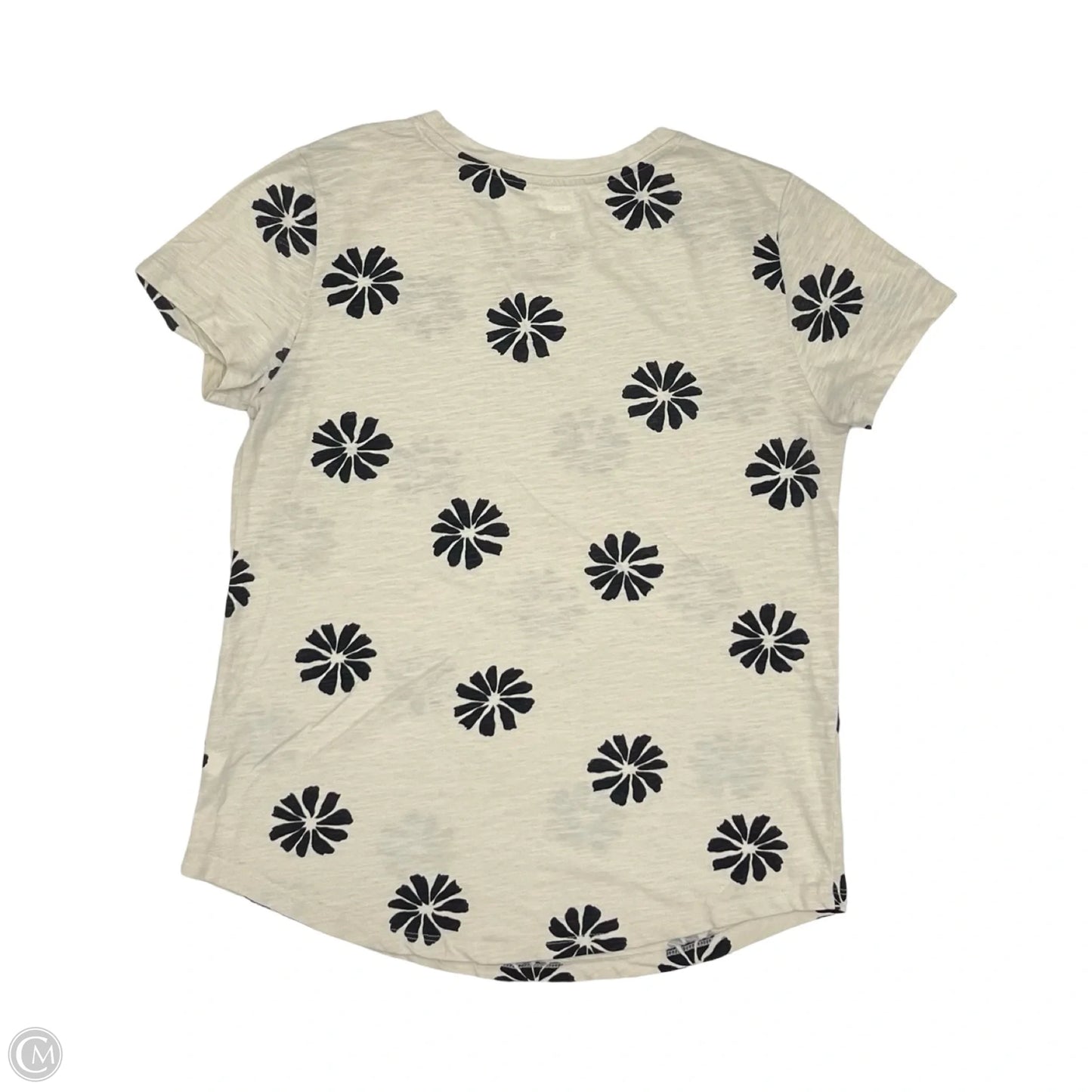 Top Short Sleeve By Sonoma In Cream, Size: S