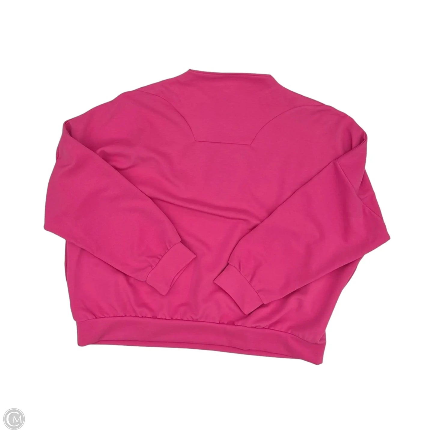 Sweatshirt Collar By Cme In Pink, Size: Xxl