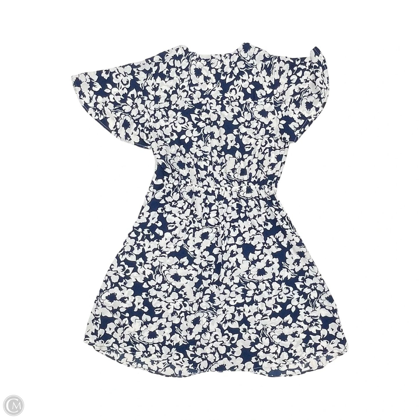 Dress Party Short By Monteau In Blue & White, Size: L