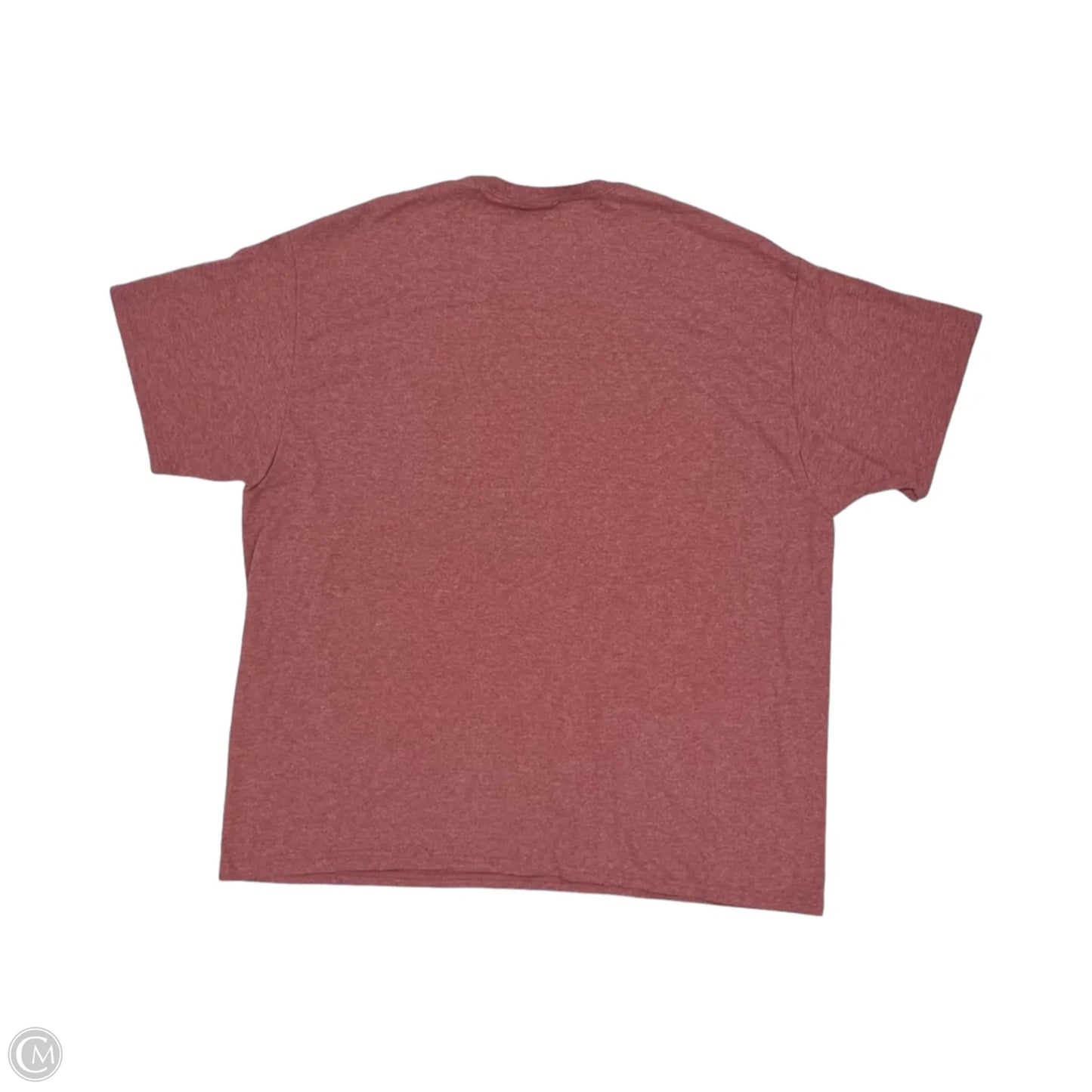 Athletic Top Short Sleeve By Hanes In Red, Size: 3x