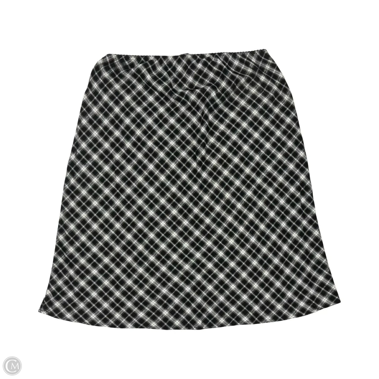 Skirt Midi By Wild Fable In Black & White, Size: Xxl