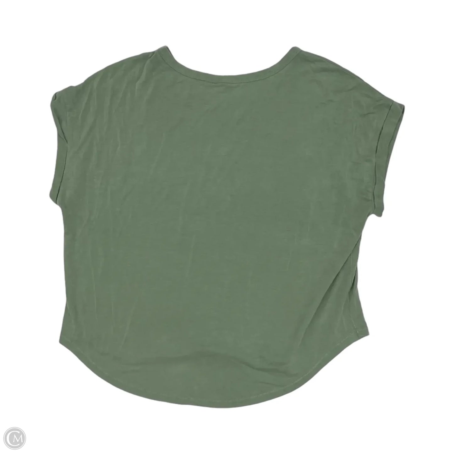 Top Short Sleeve By Lucky Brand In Green, Size: L