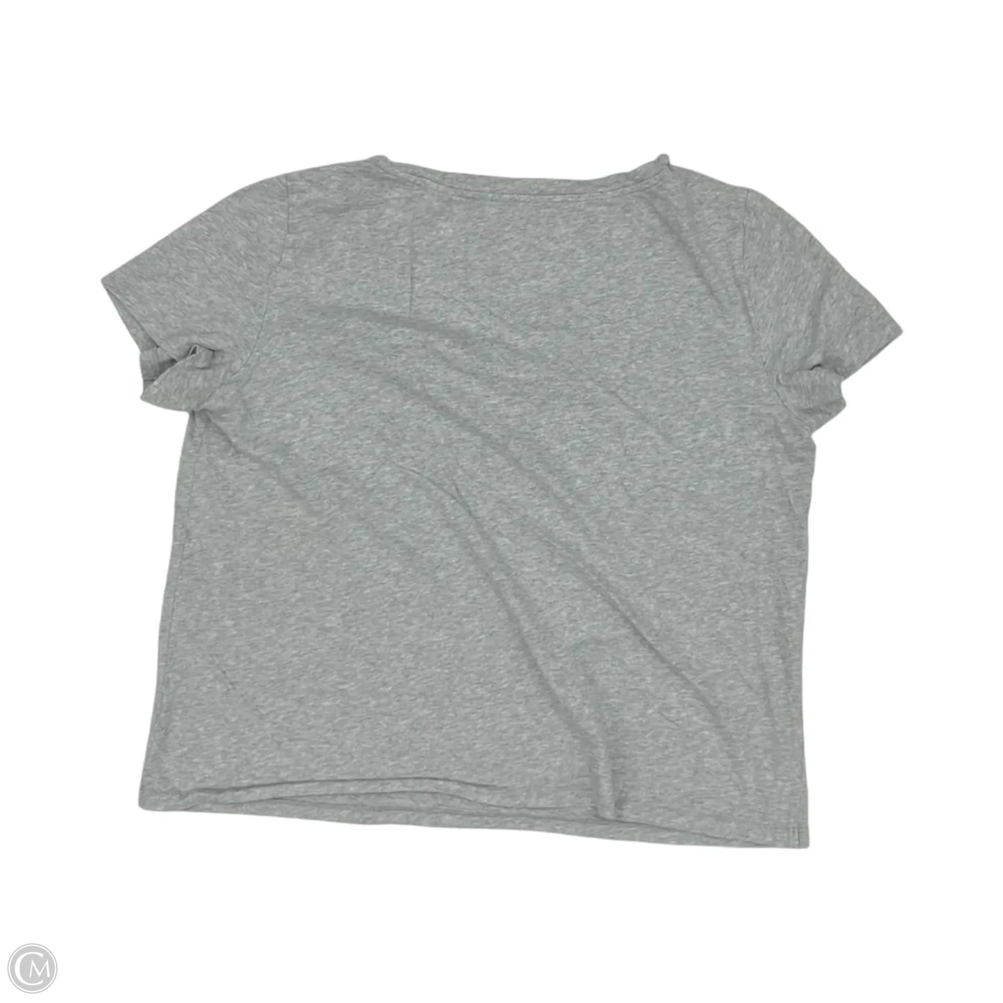 Top Short Sleeve Basic By Gap In Grey, Size: Xl