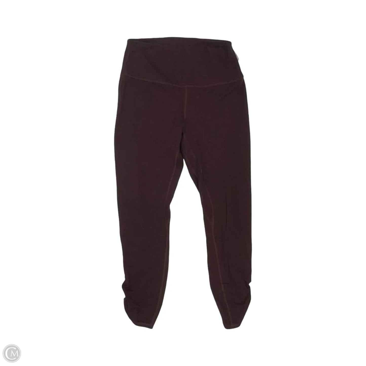 Athletic Leggings By Lululemon In Red, Size: M