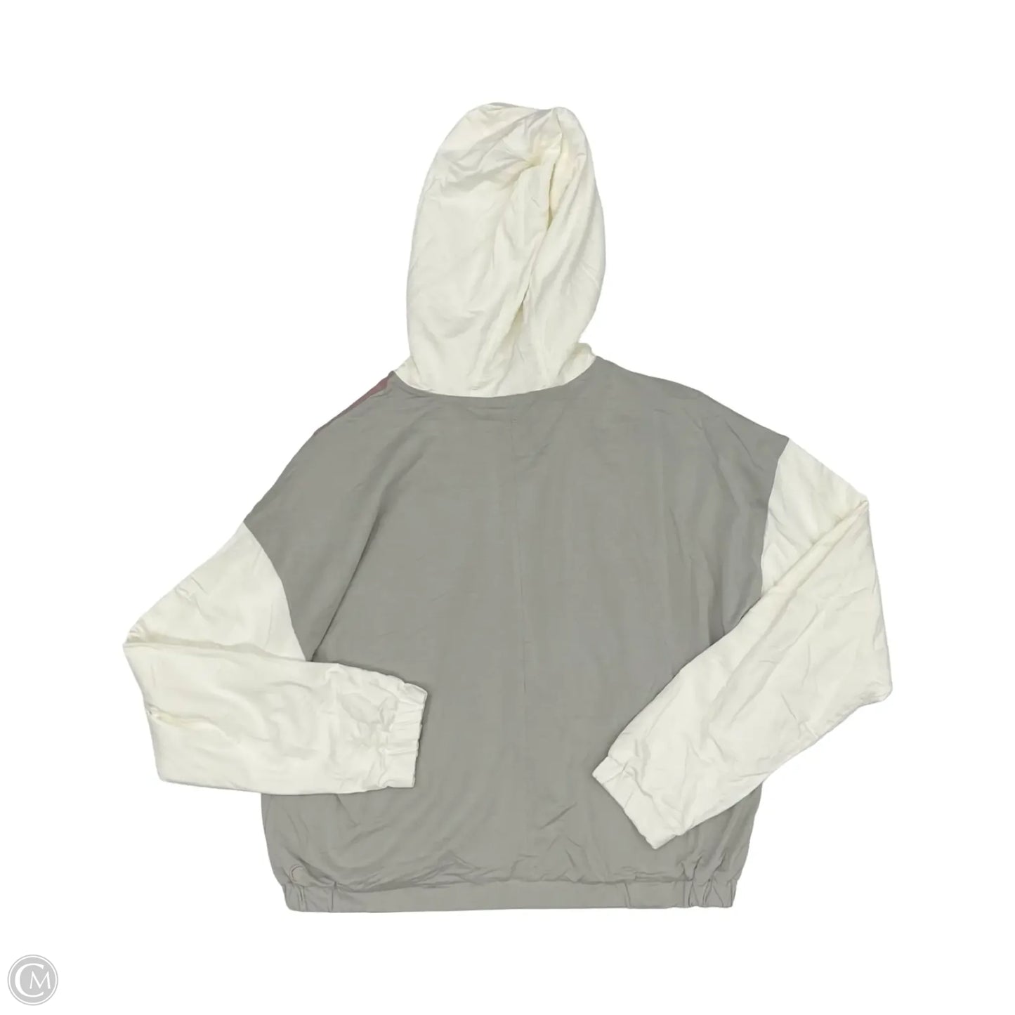 Athletic Jacket By Zyia In White, Size: L
