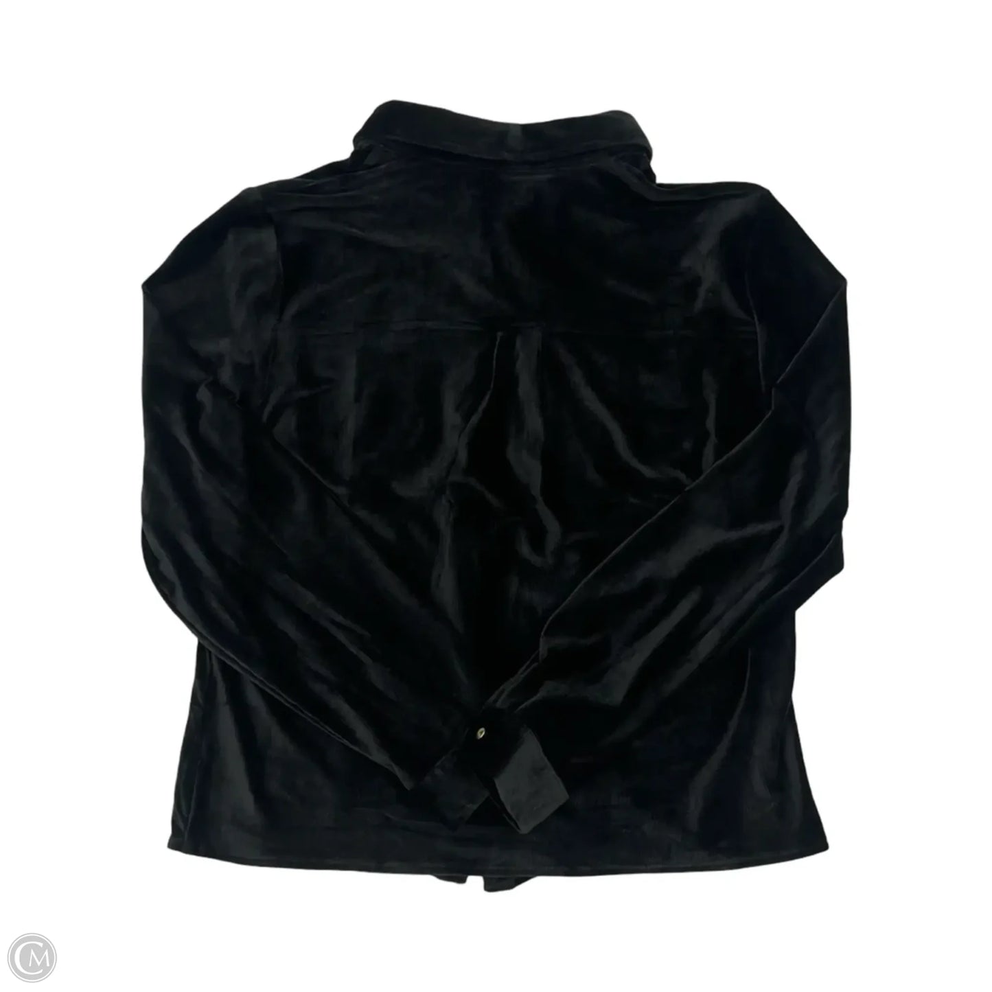 Blouse Long Sleeve By Clothes Mentor In Black, Size: Xl