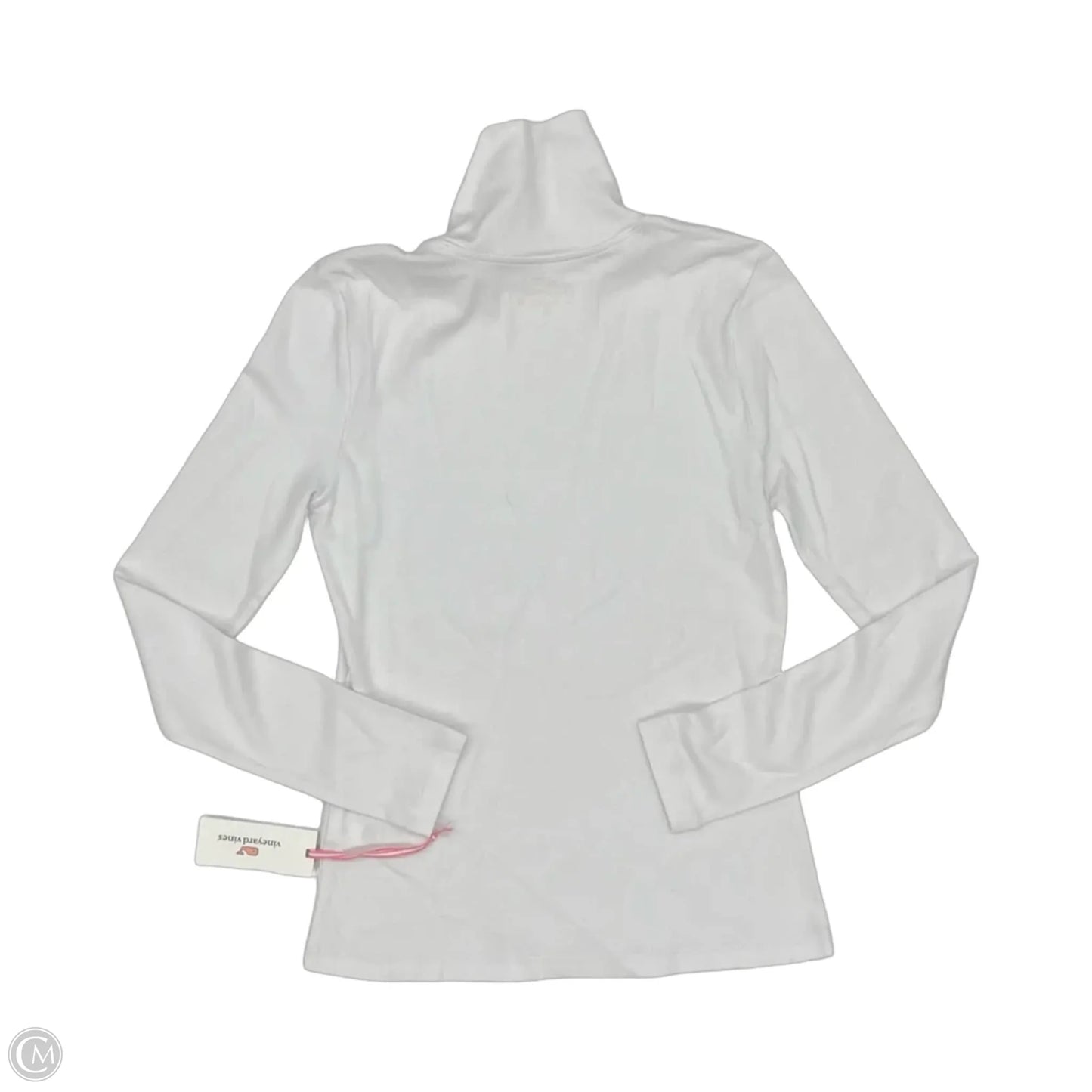 Top Long Sleeve Basic By Vineyard Vines In White, Size: M
