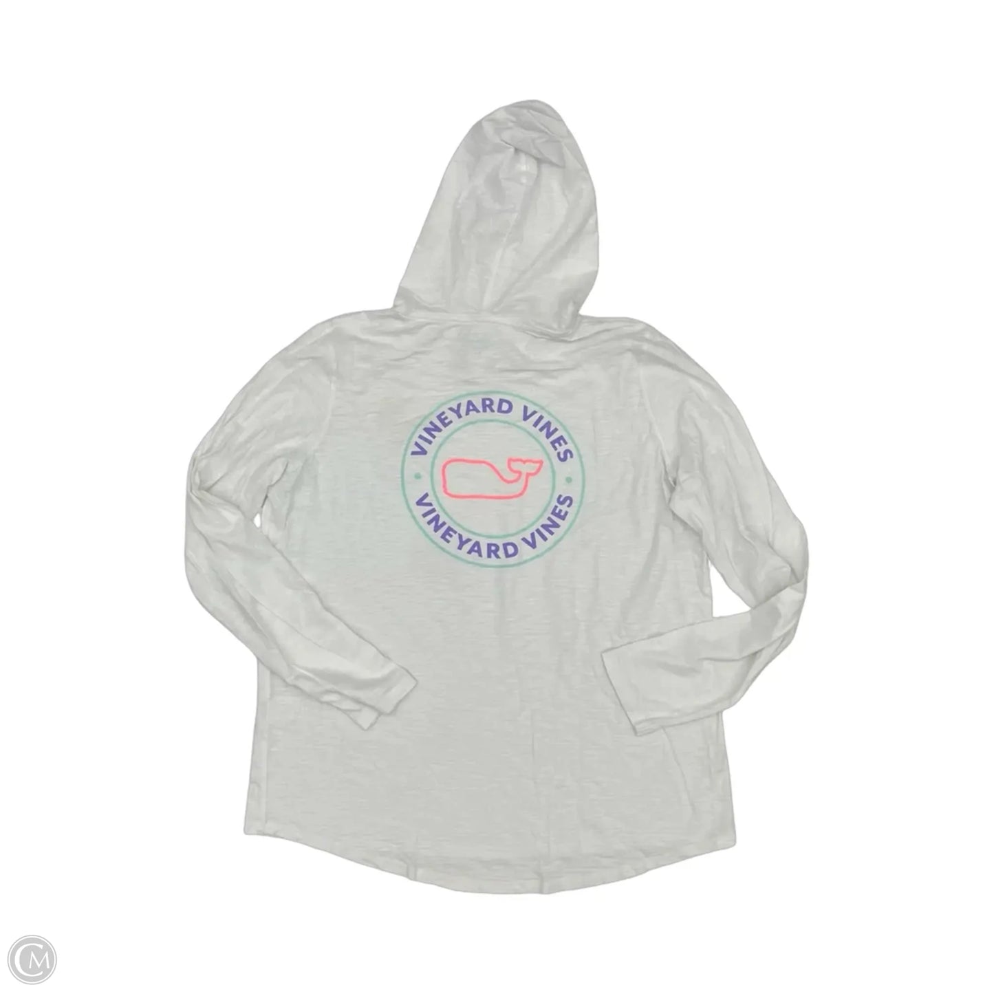 Top Long Sleeve By Vineyard Vines In White, Size: Xl