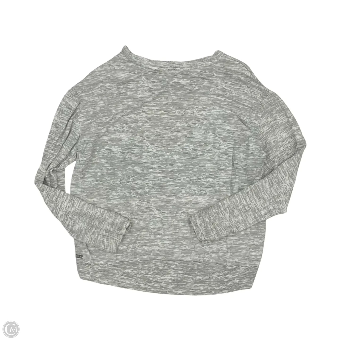 Top Long Sleeve By Clothes Mentor In Grey, Size: L