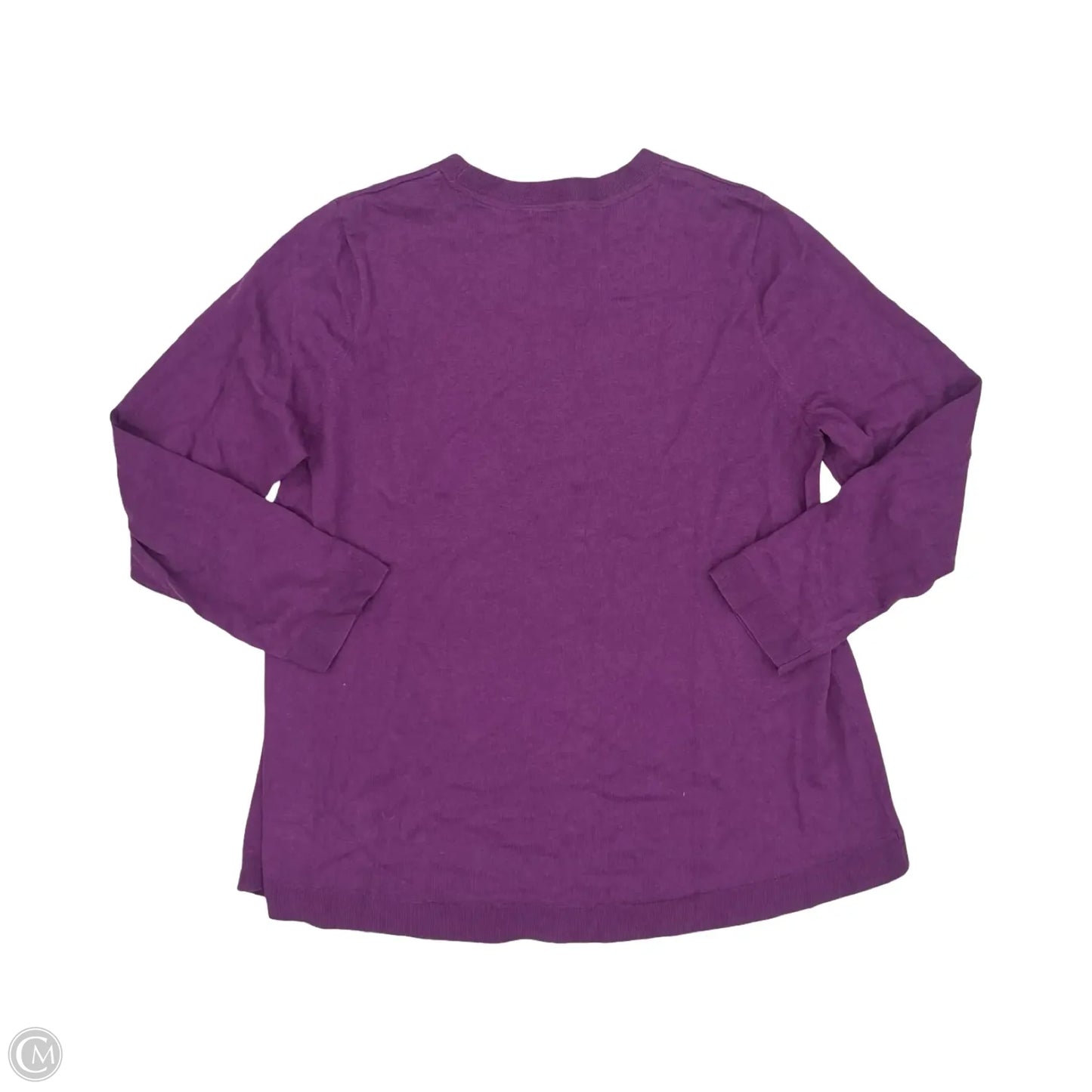 Top Long Sleeve By J. Jill In Purple, Size: L